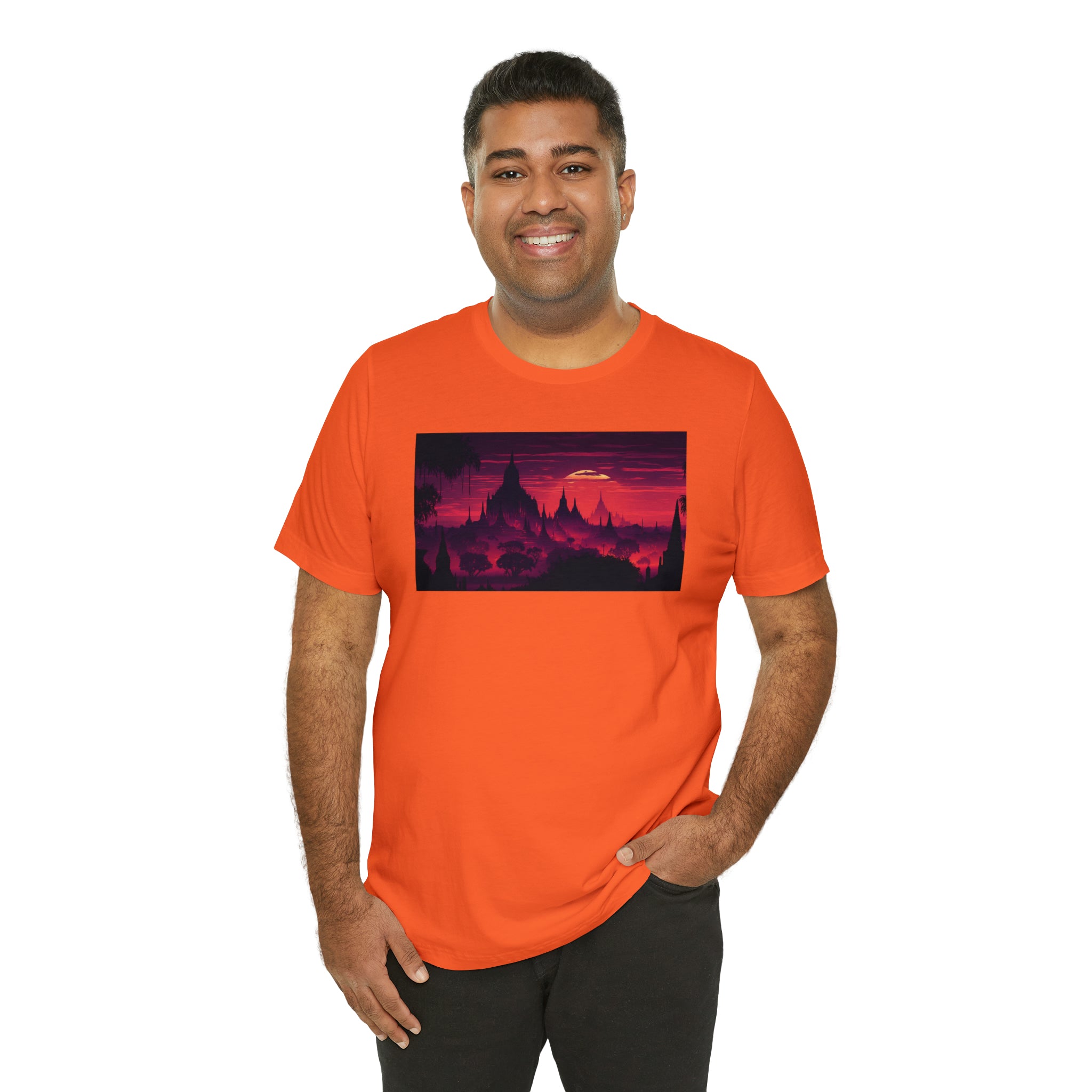 Unisex Jersey Short Sleeve Tee - Bagan, Myanmar