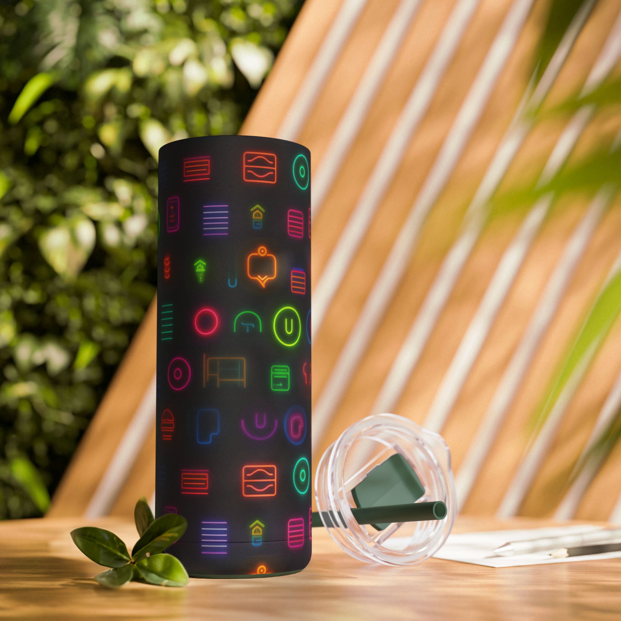 Maars Maker Skinny Matte Tumbler, 20oz - Abstract Designs 05