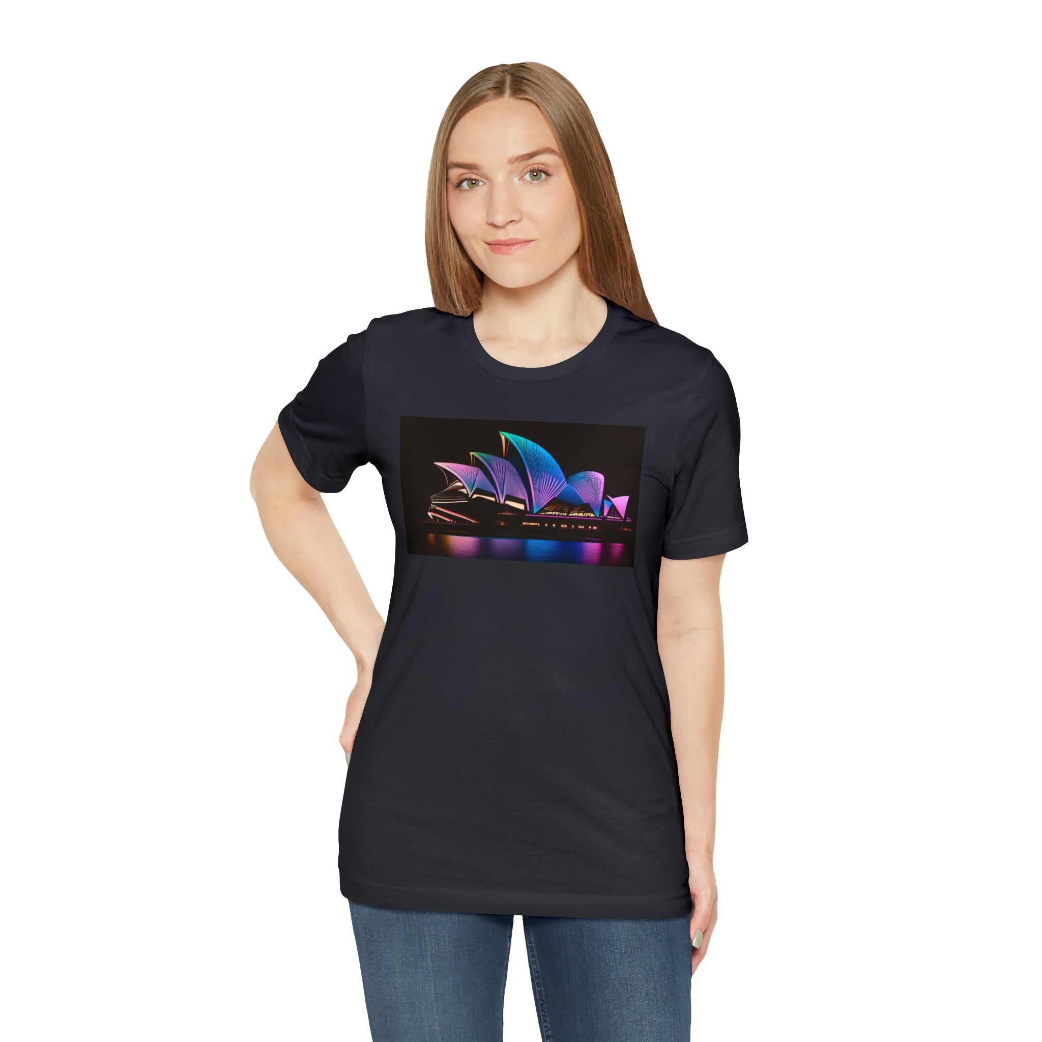 Unisex Jersey Short Sleeve Tee - Sydney Opera House, Australia