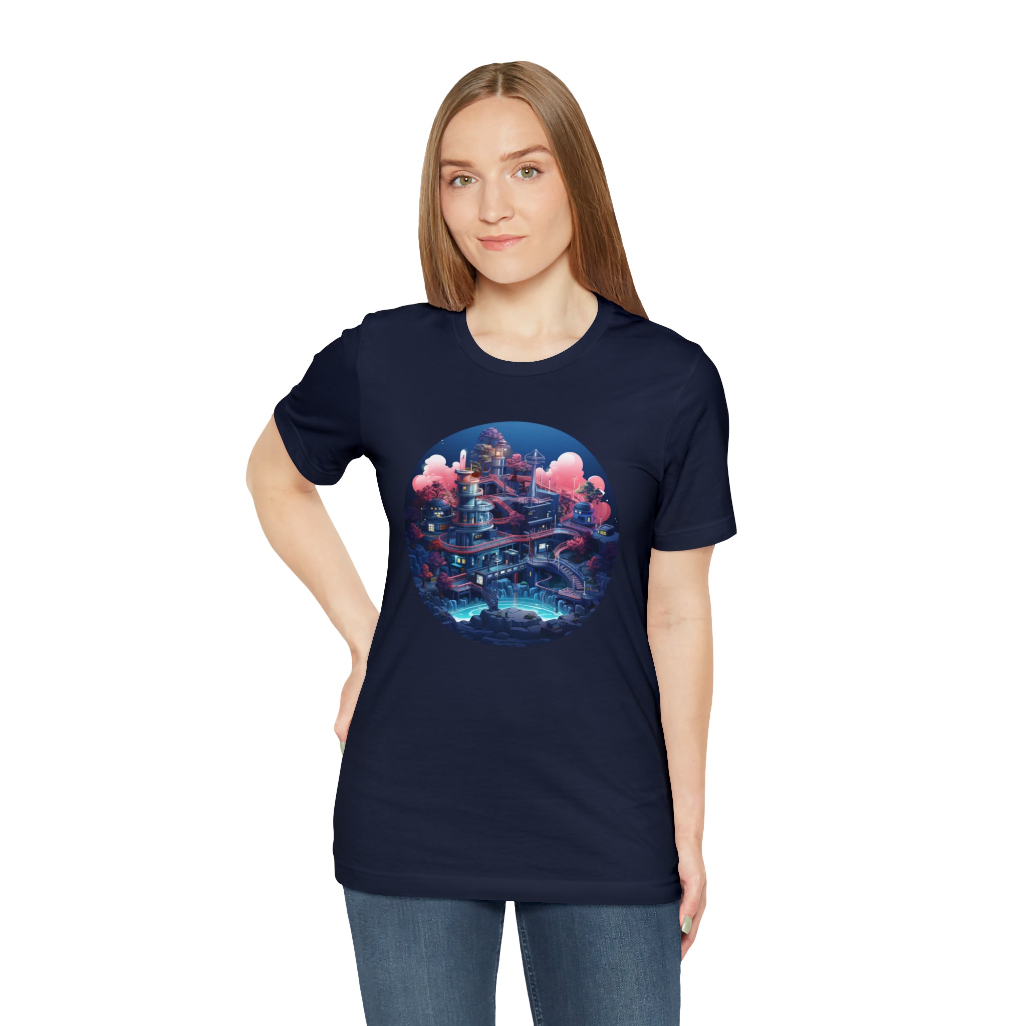 Unisex Jersey Short Sleeve Tee - Isometric Designs 03
