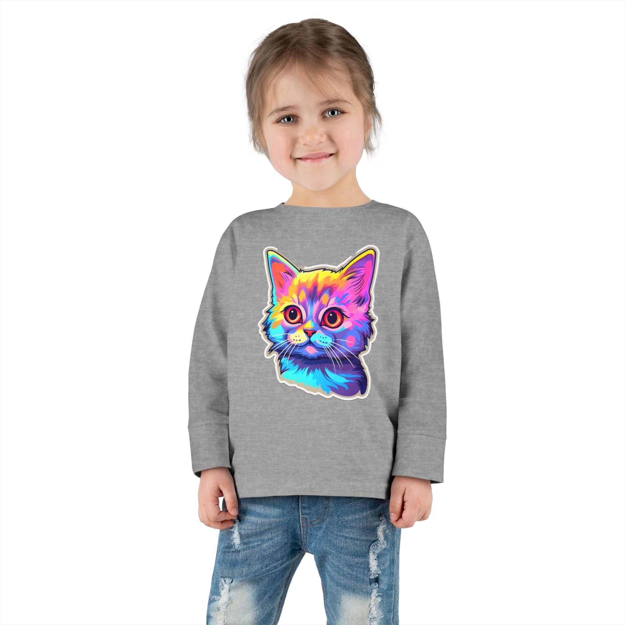 Toddler Long Sleeve Tee - Kittens 03