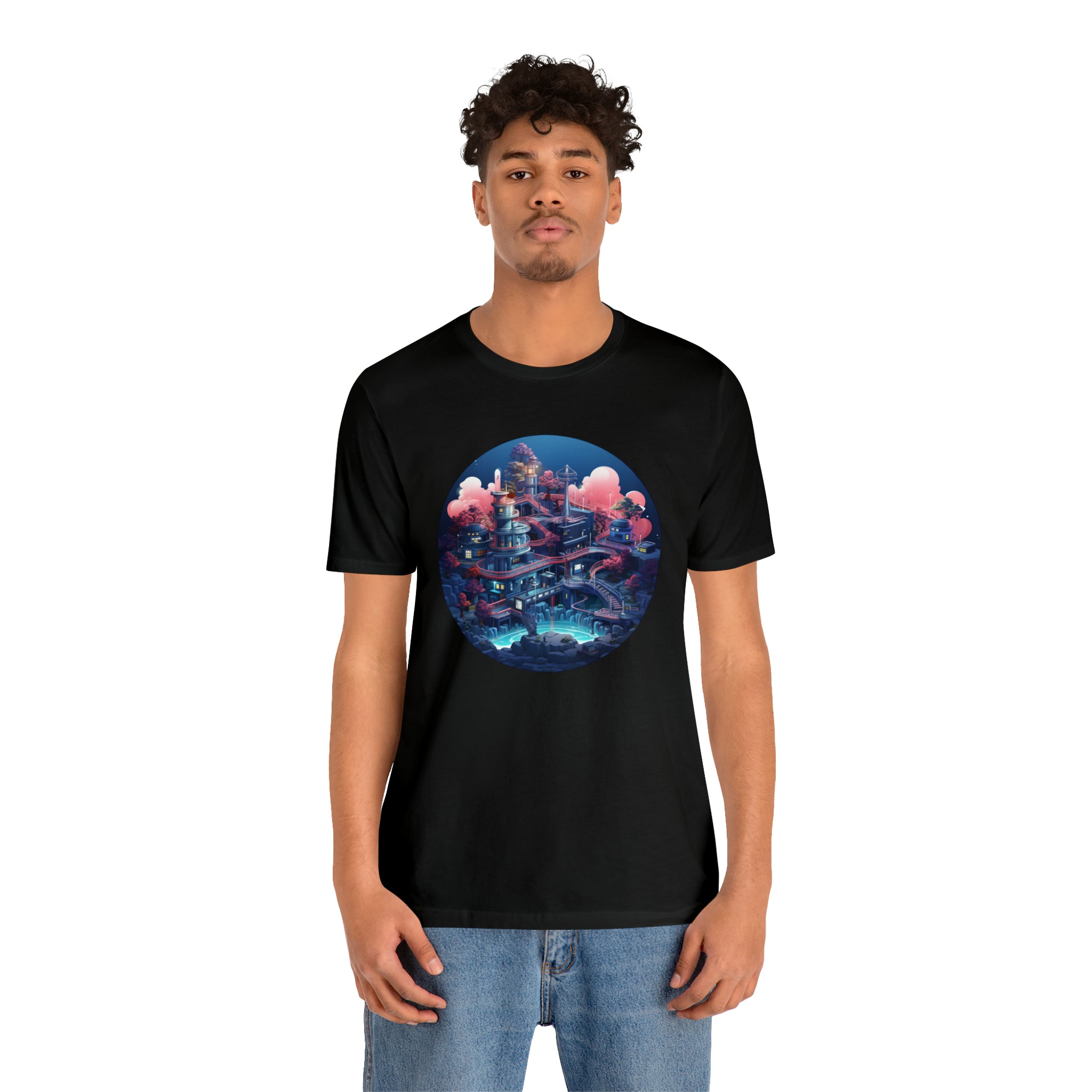Unisex Jersey Short Sleeve Tee - Isometric Designs 03