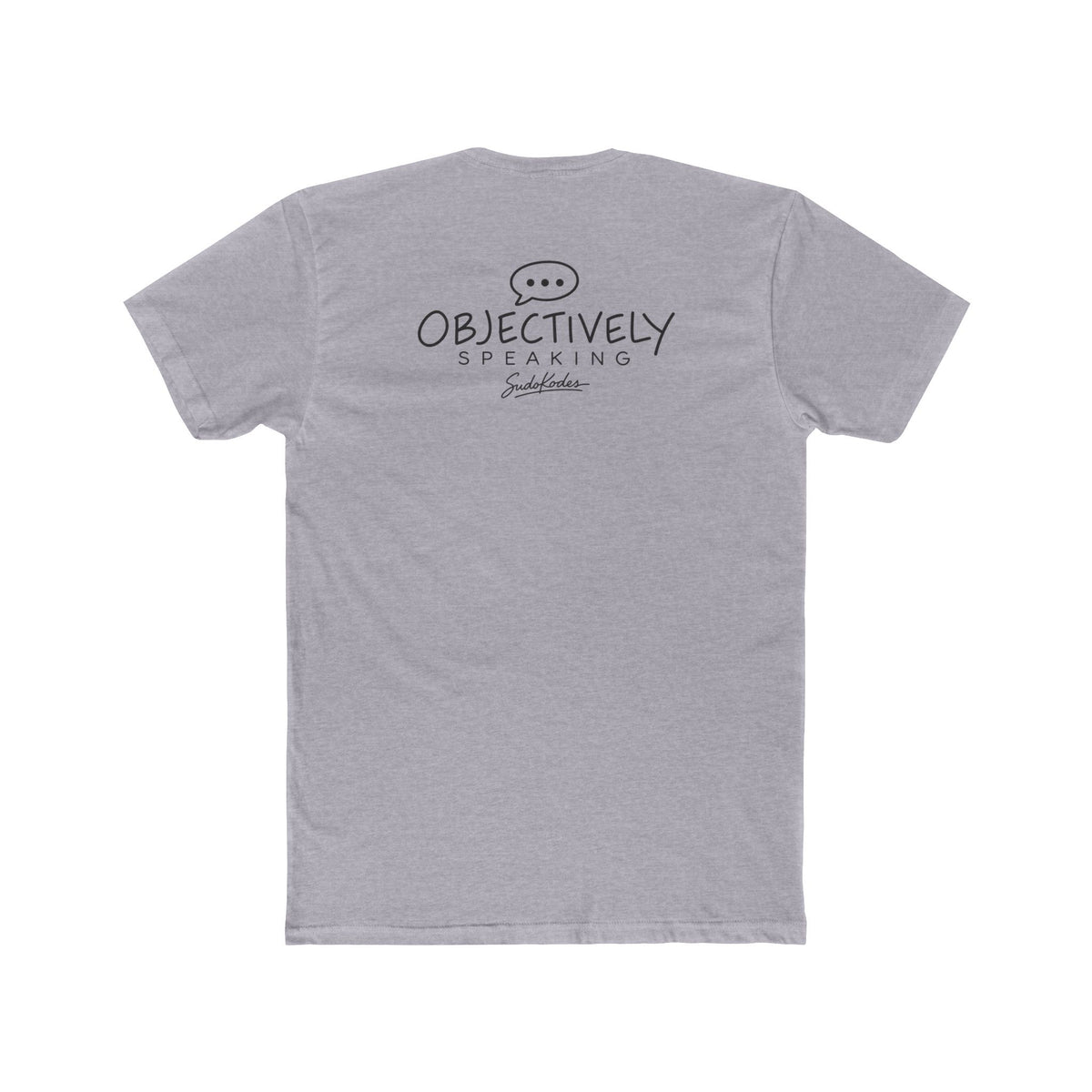Men's Cotton Crew Tee - Objectively Speaking collection - Chair, standby time