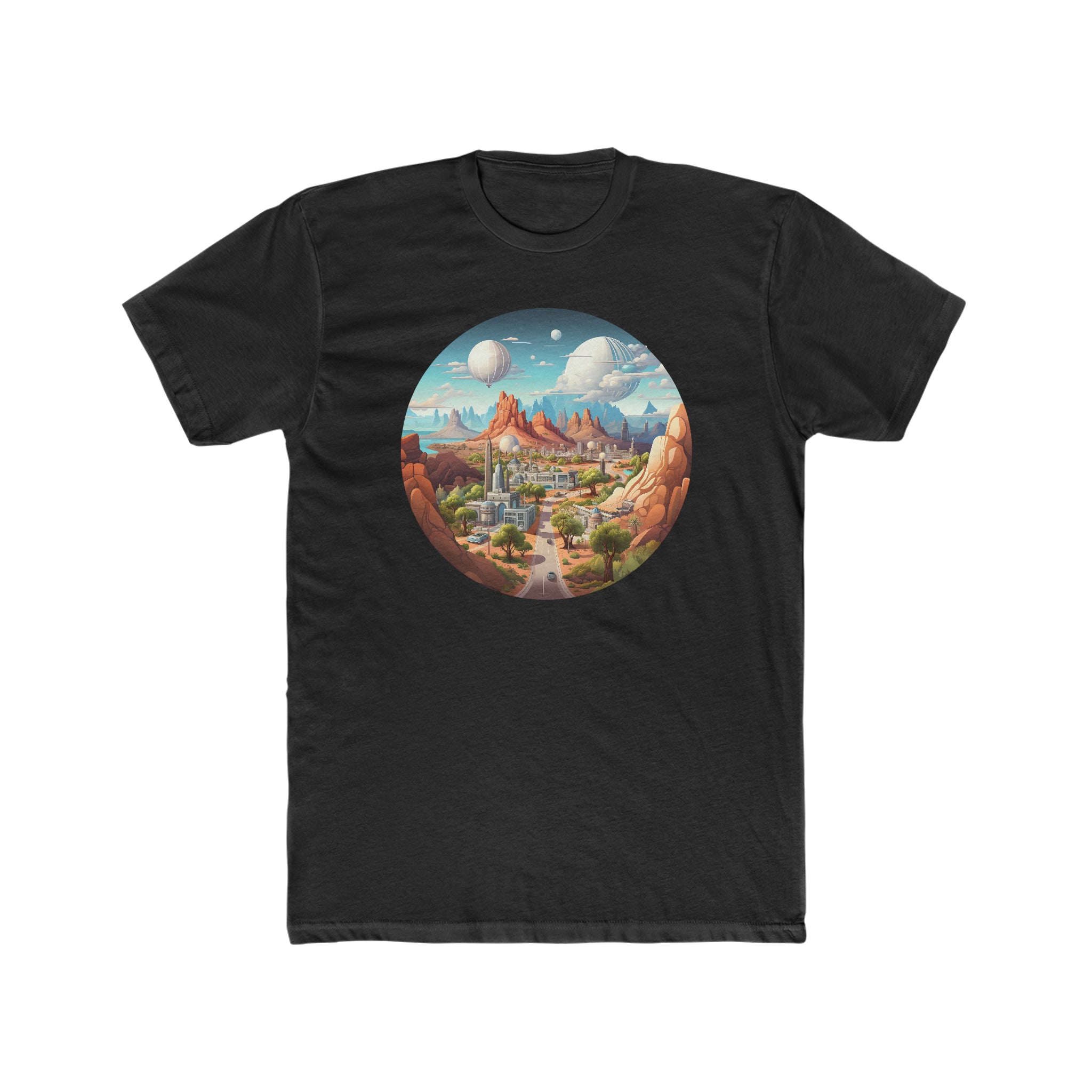 Men's Cotton Crew Tee - Isometric Designs 03