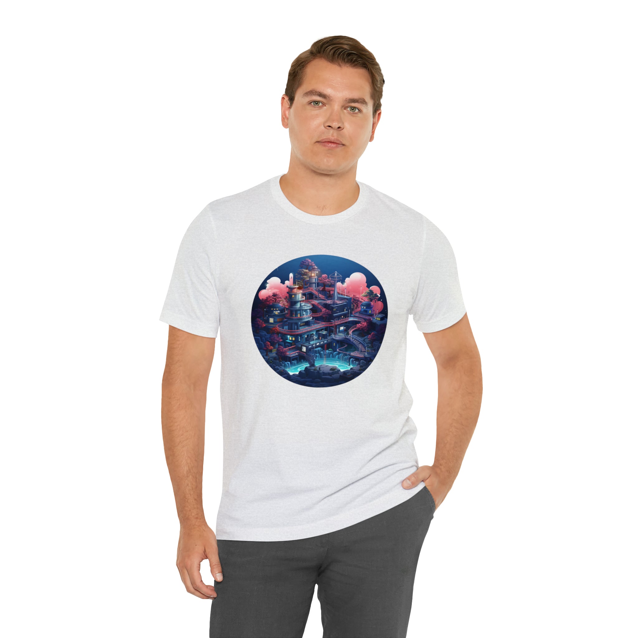 Unisex Jersey Short Sleeve Tee - Isometric Designs 03