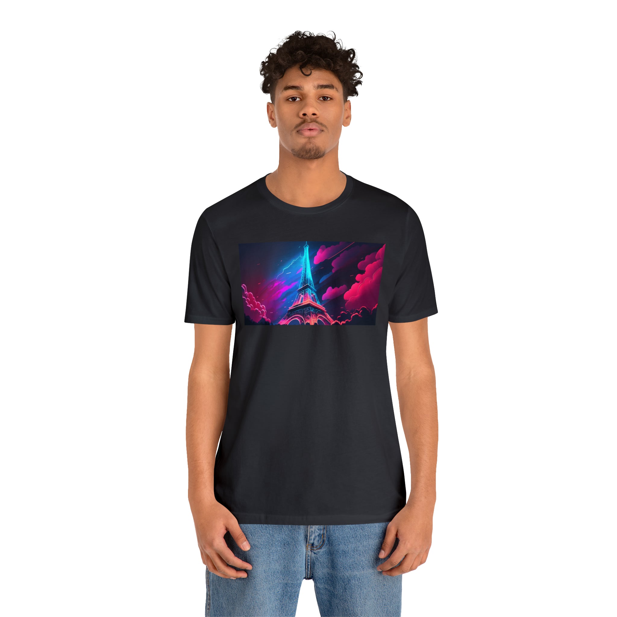Unisex Jersey Short Sleeve Tee - Eiffel Tower, France