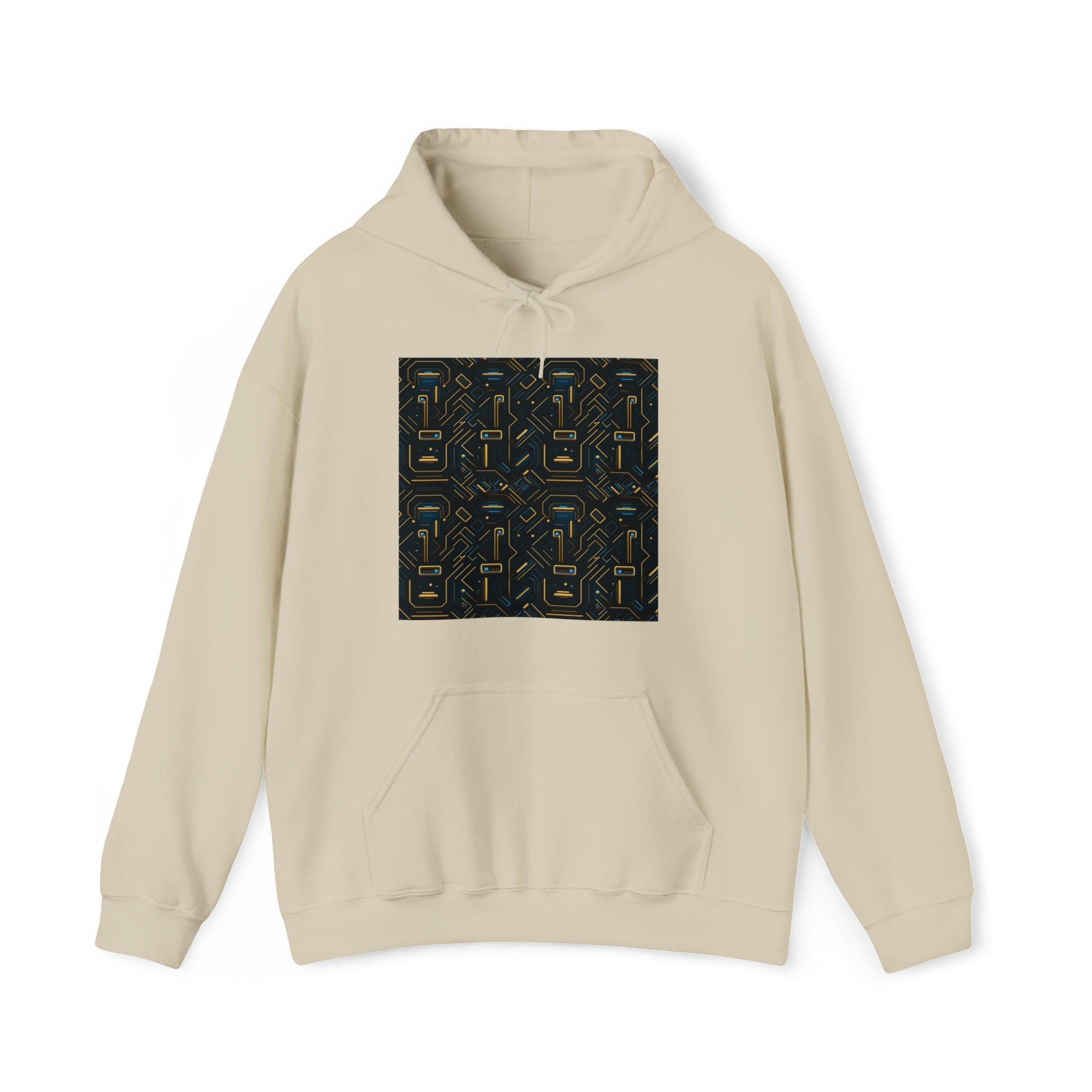 Unisex Heavy Blend™ Hooded Sweatshirt - Abstract Neon Designs 05