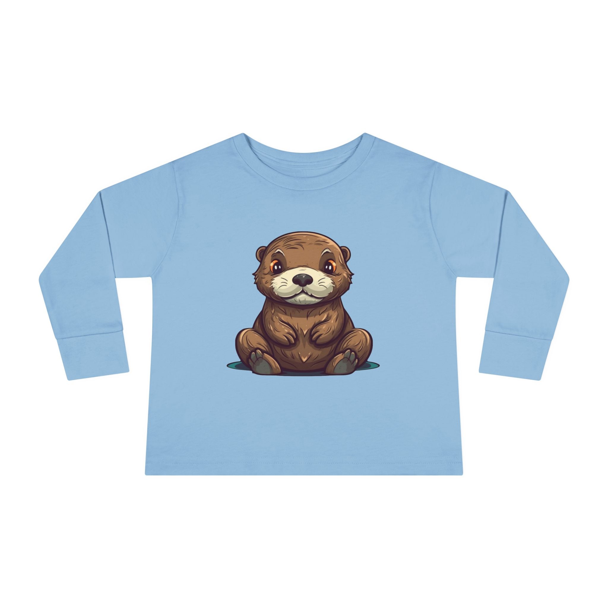 Toddler Long Sleeve Tee - Sea Otter Pup