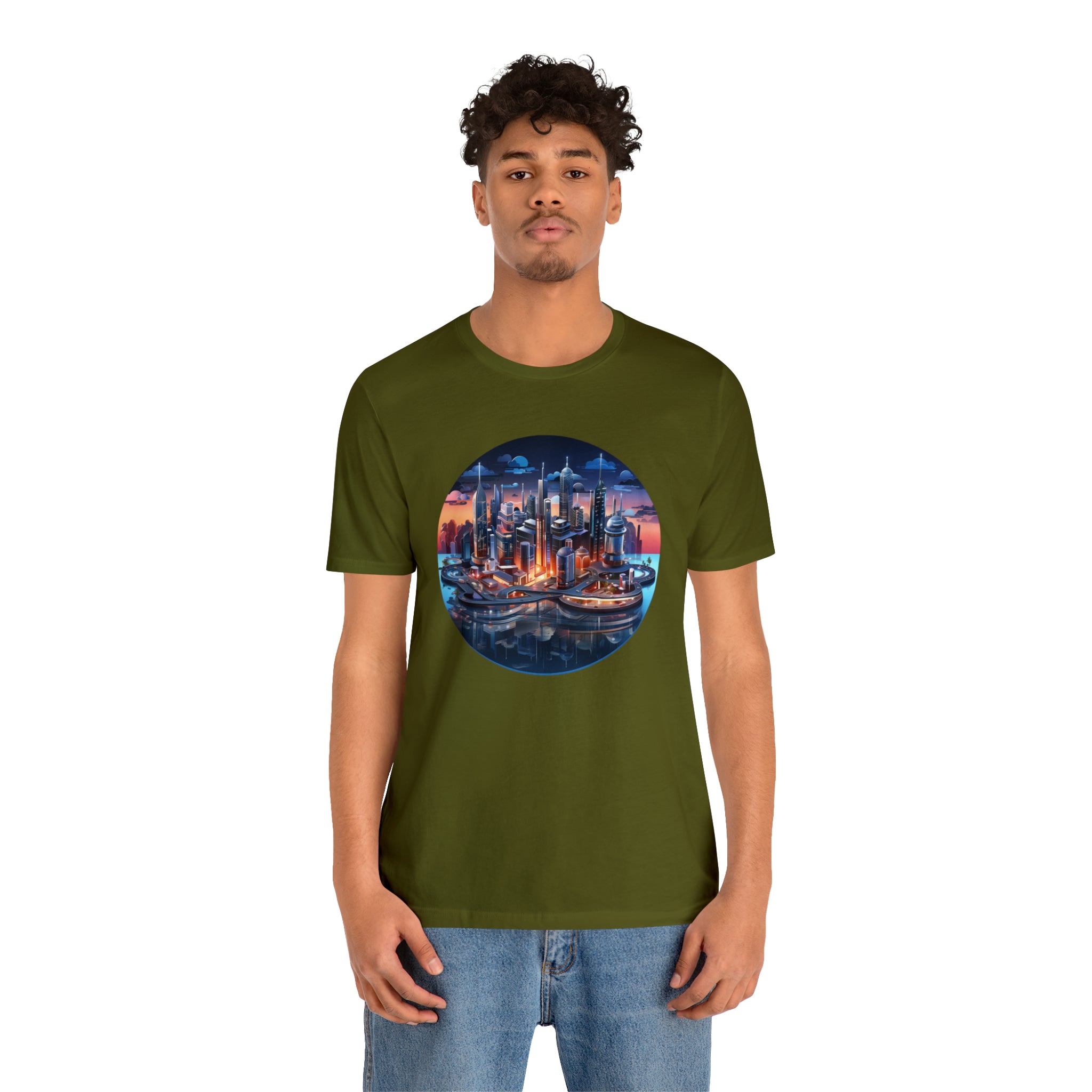 Unisex Jersey Short Sleeve Tee - Isometric Designs 05