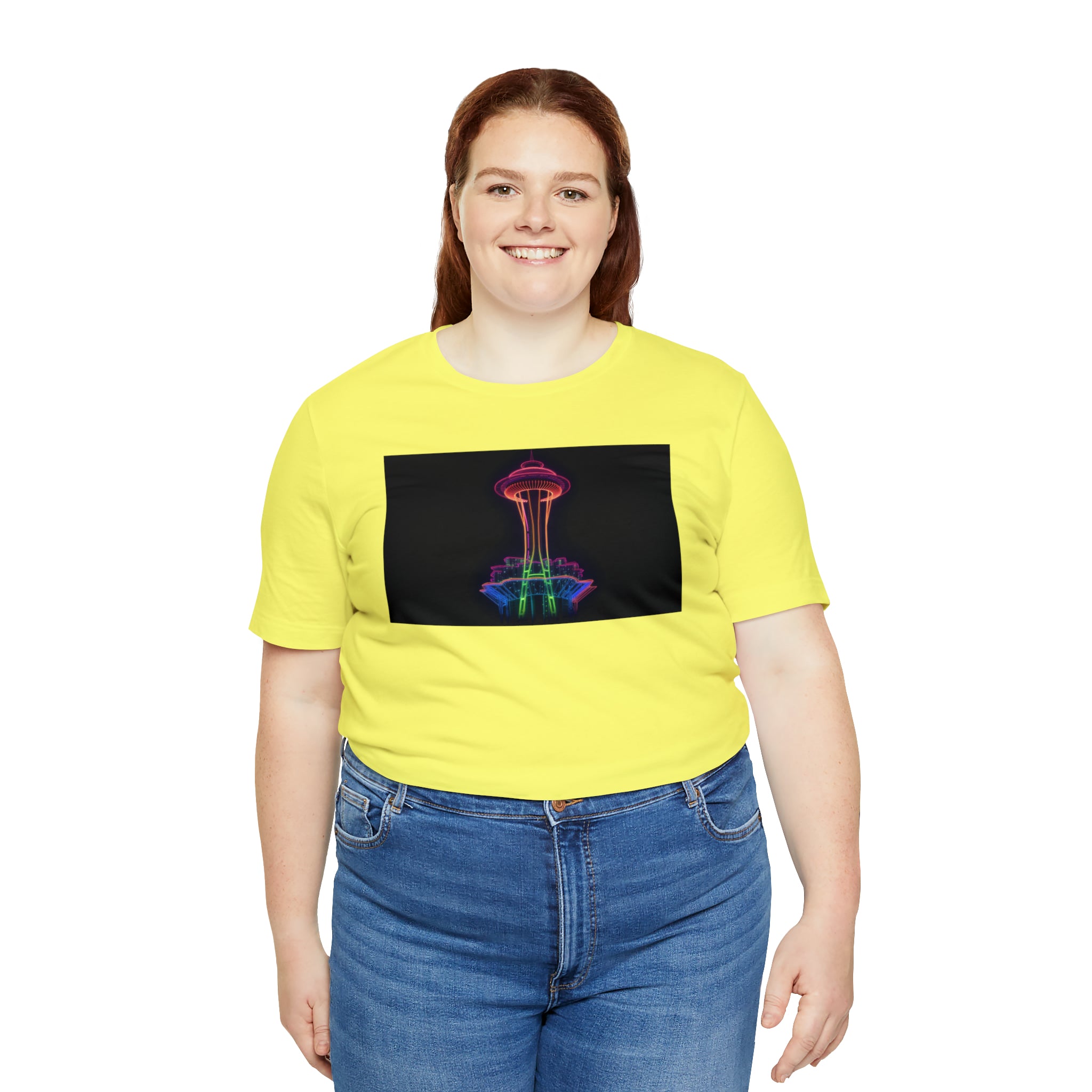 Unisex Jersey Short Sleeve Tee - Space Needle, Seattle, USA