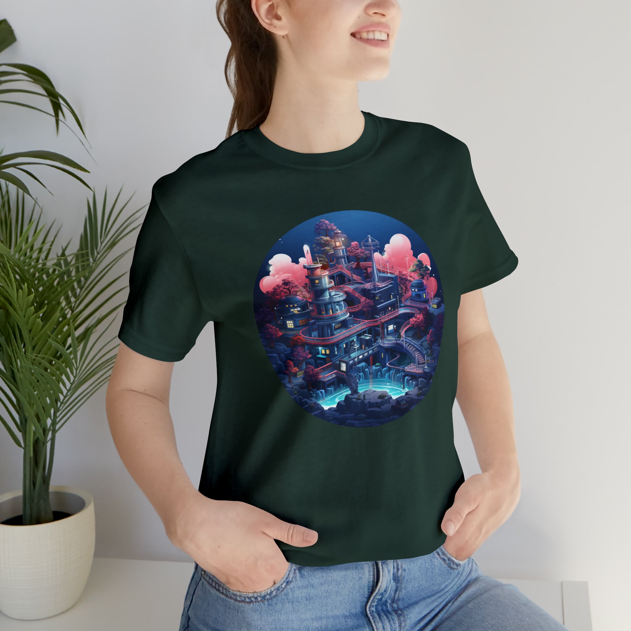 Unisex Jersey Short Sleeve Tee - Isometric Designs 03