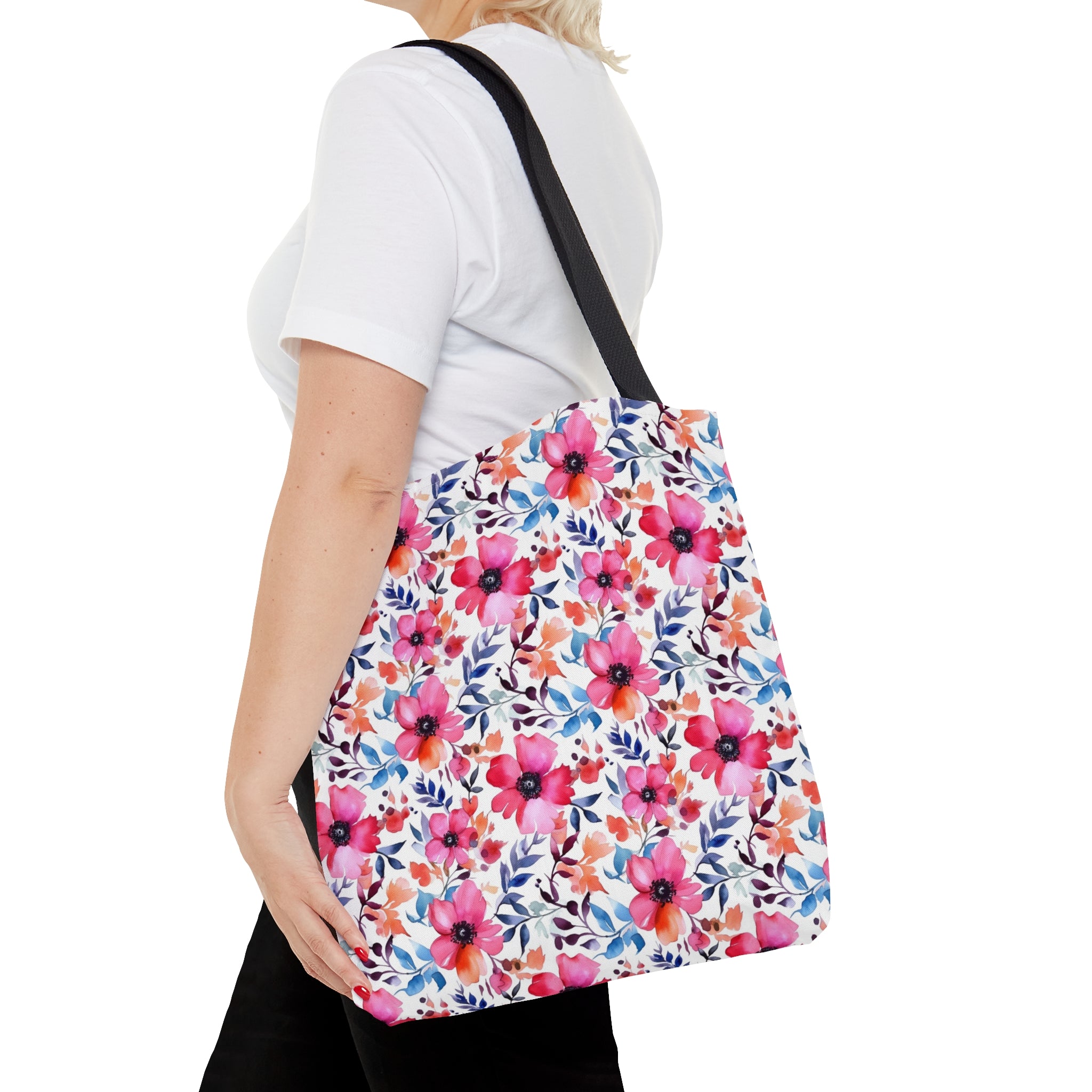 Tote Bag (AOP) - Seamless Watercolor Designs 02