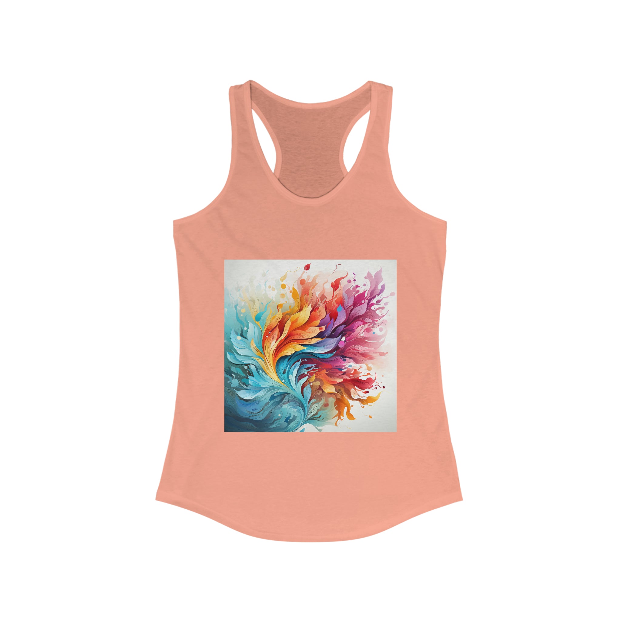 Women's Ideal Racerback Tank - Vector Art Design 27