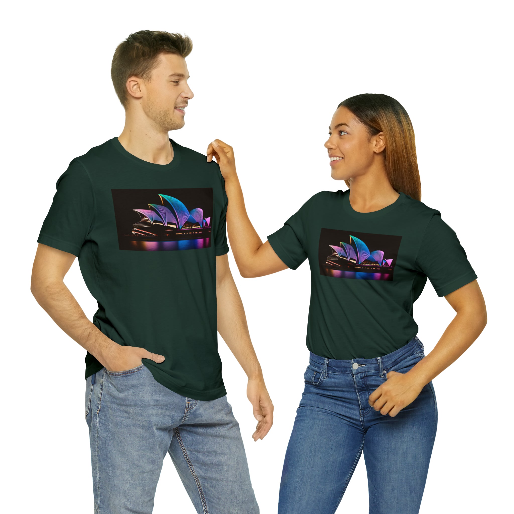 Unisex Jersey Short Sleeve Tee - Sydney Opera House, Australia