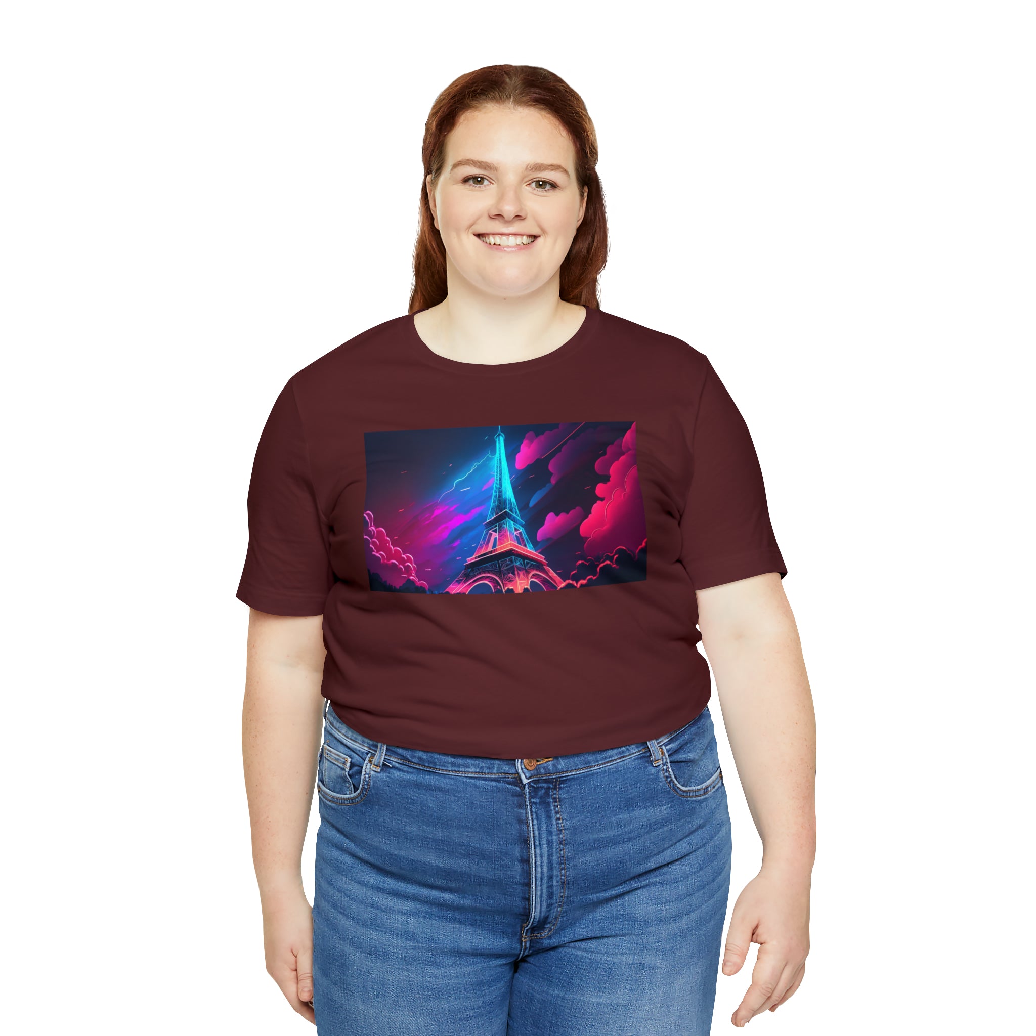Unisex Jersey Short Sleeve Tee - Eiffel Tower, France