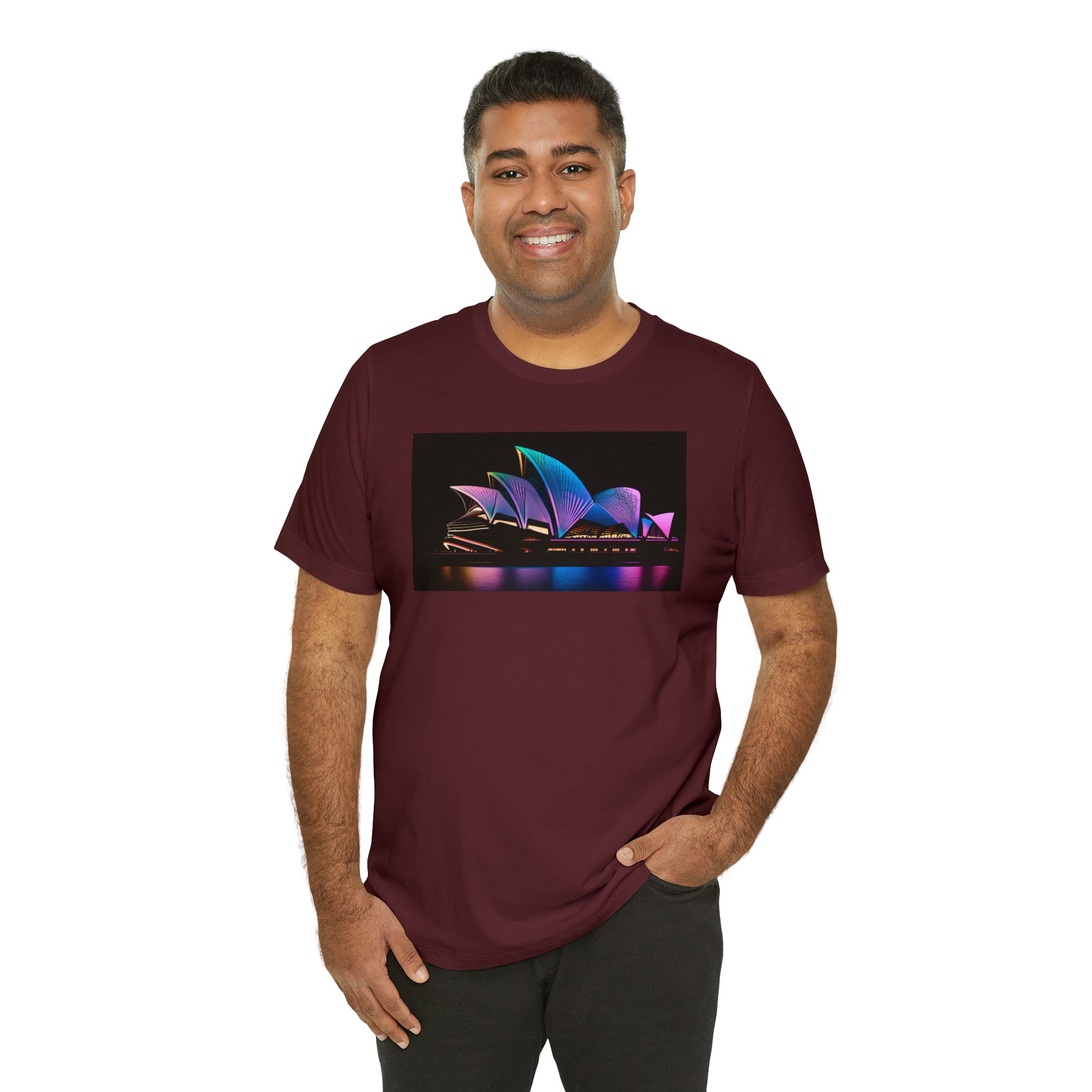 Unisex Jersey Short Sleeve Tee - Sydney Opera House, Australia