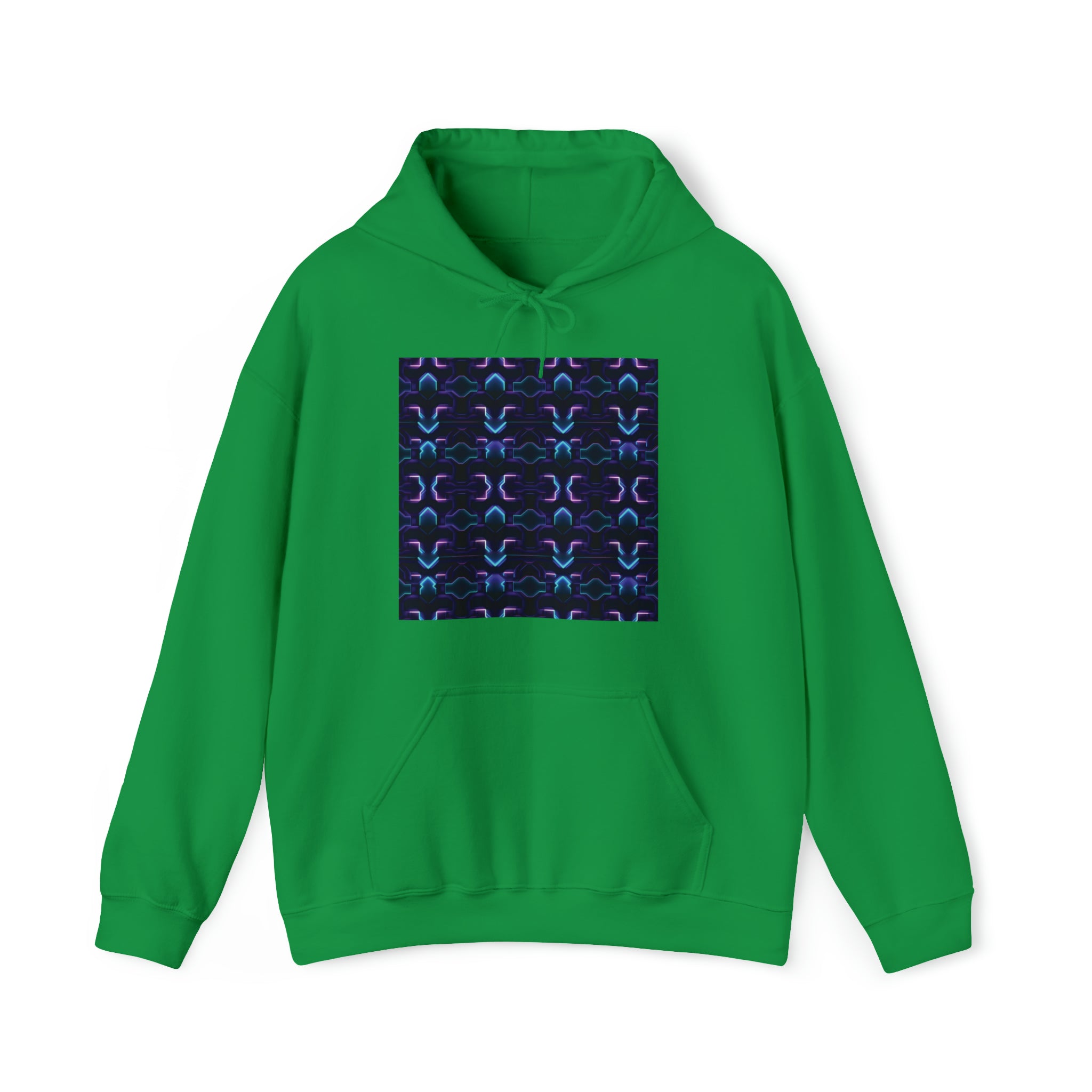 Unisex Heavy Blend™ Hooded Sweatshirt - Abstract Neon Designs 06
