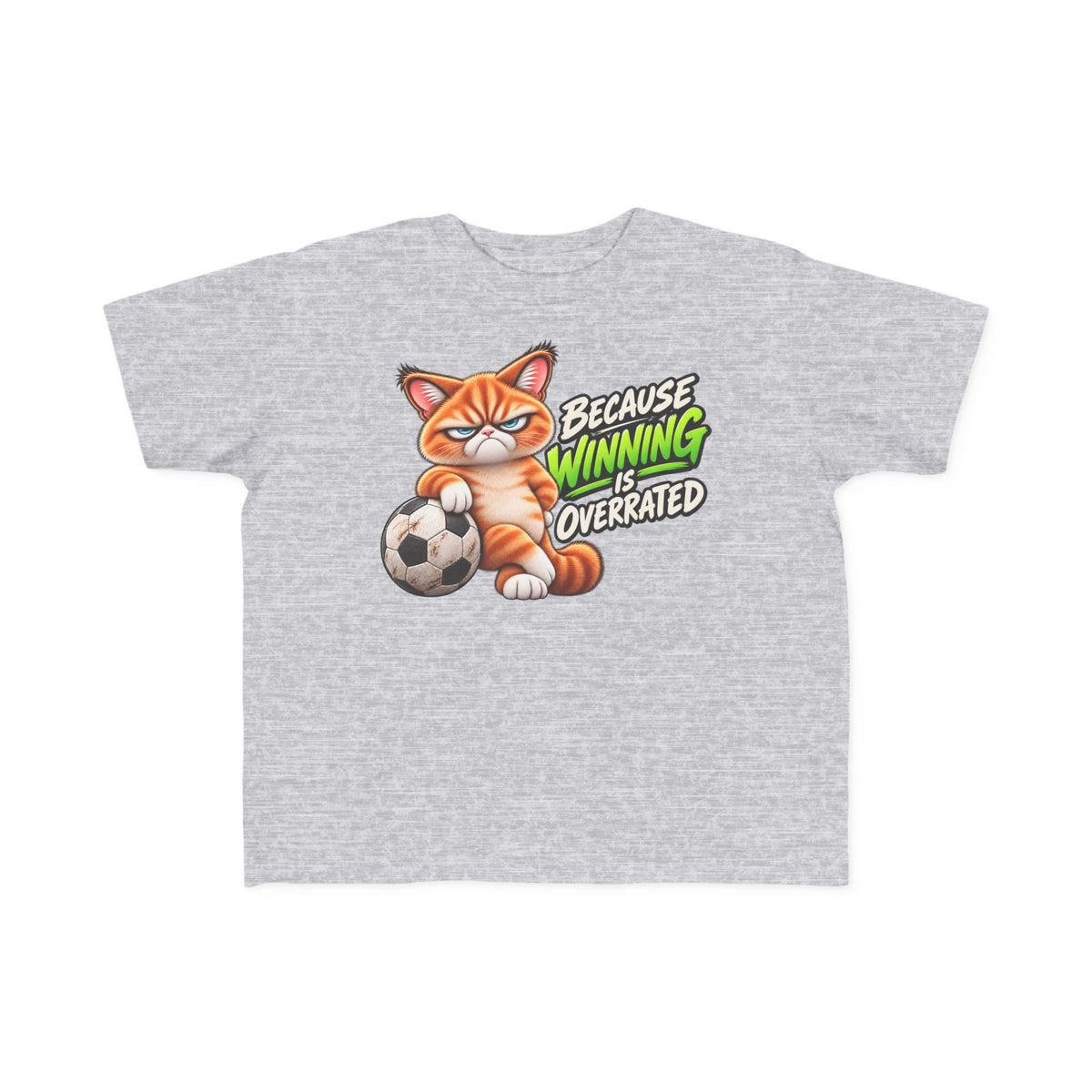 Because Winning is Overrated - Mildly Feral - Toddler Short Sleeve Tee