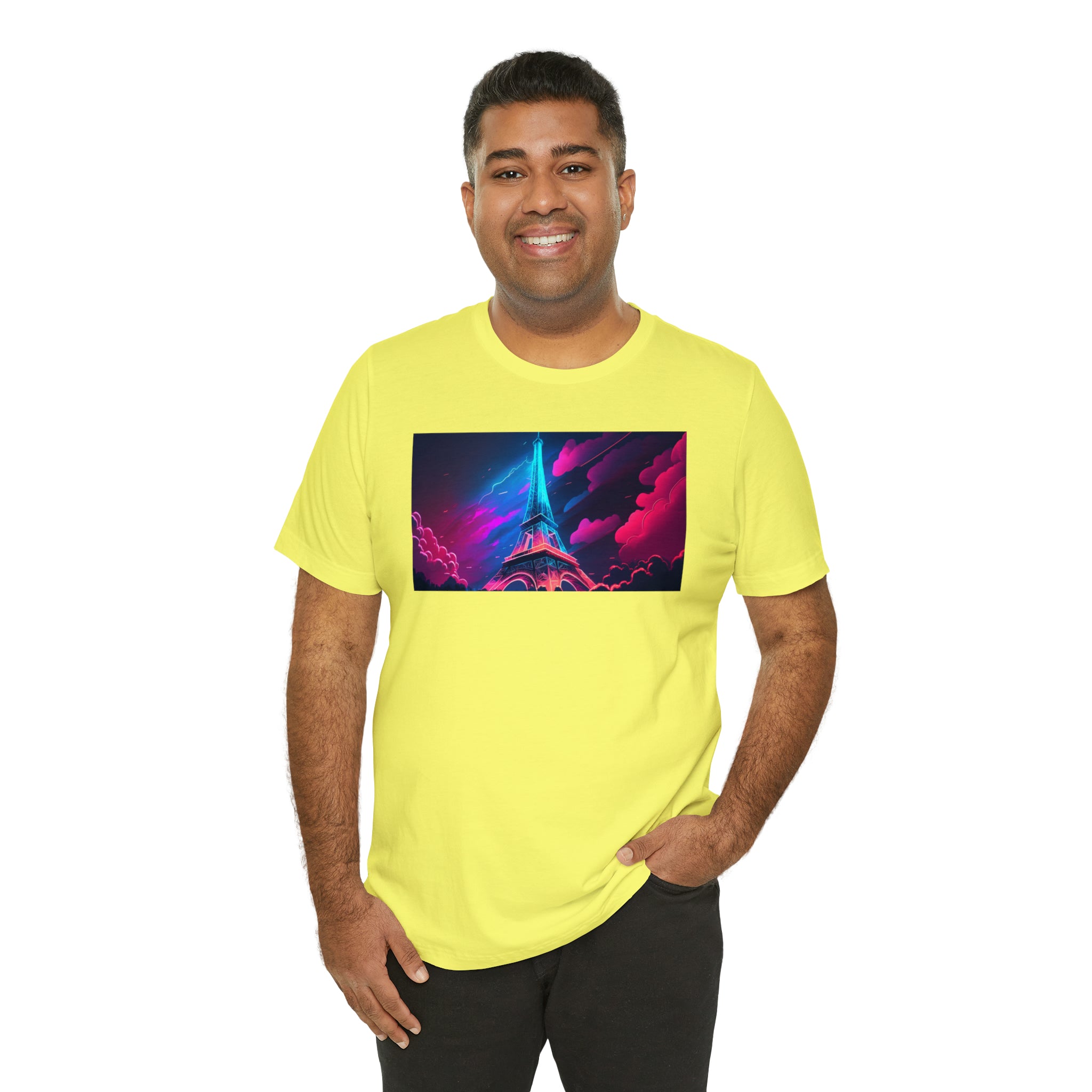 Unisex Jersey Short Sleeve Tee - Eiffel Tower, France