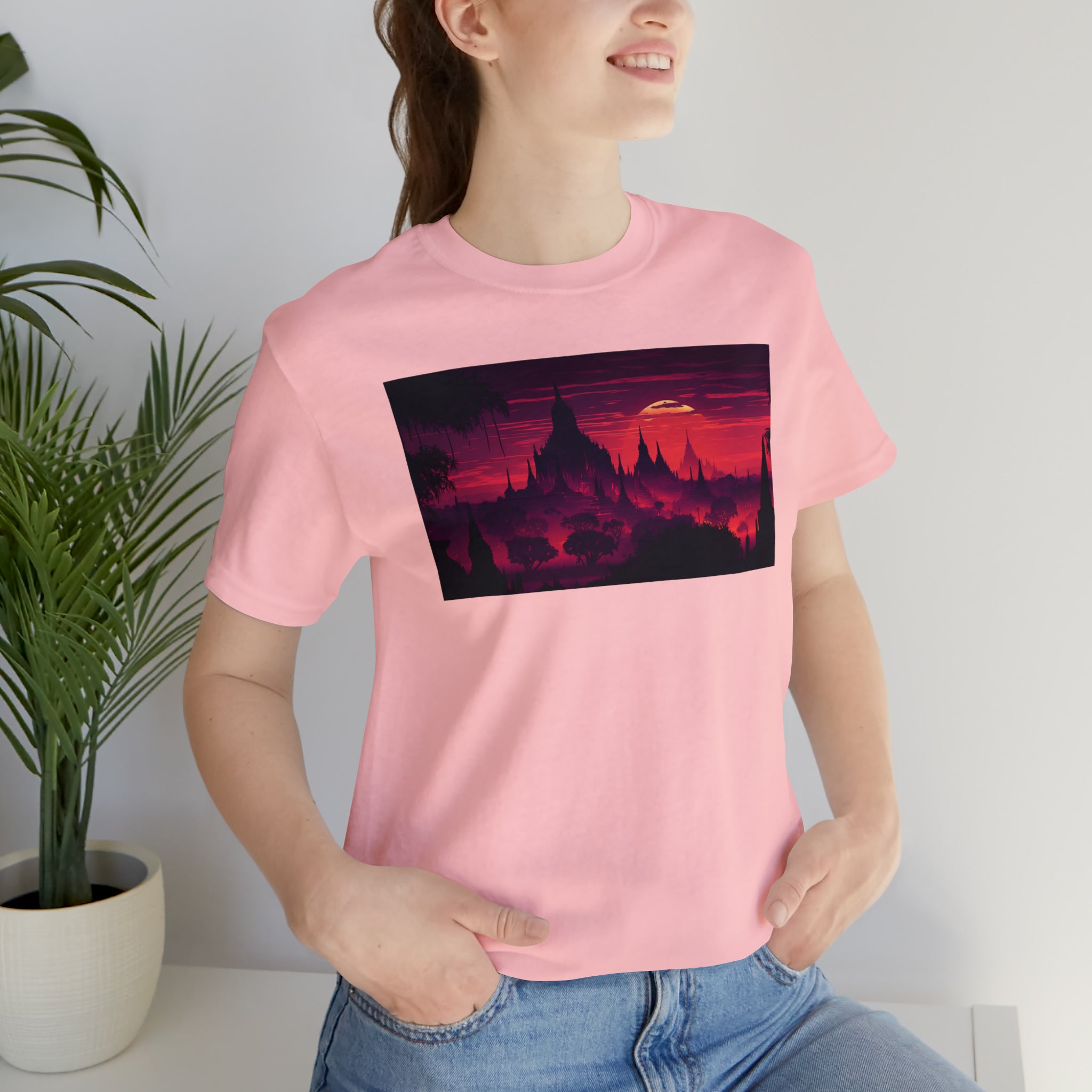 Unisex Jersey Short Sleeve Tee - Bagan, Myanmar