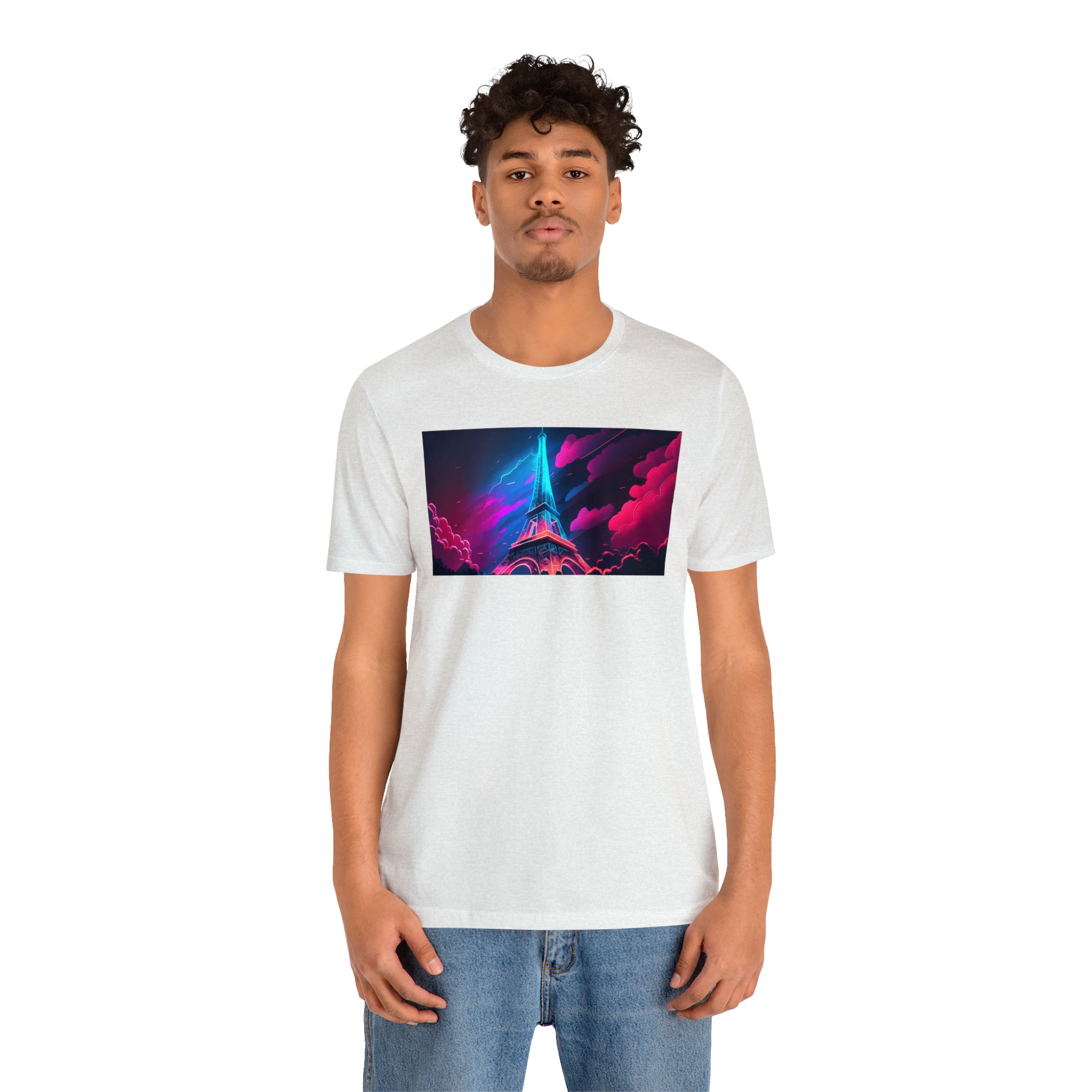 Unisex Jersey Short Sleeve Tee - Eiffel Tower, France