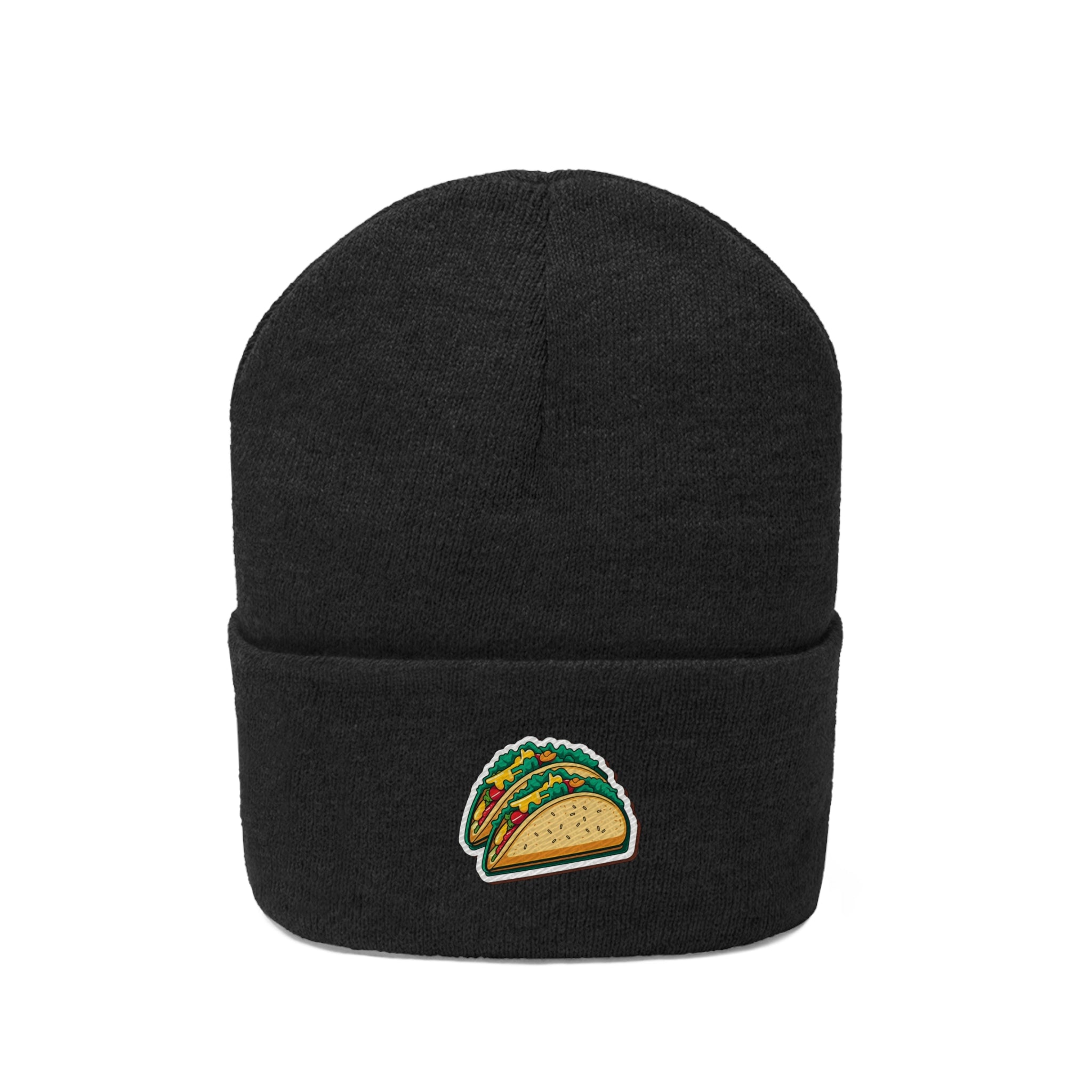 Knit Beanie - Tacos Pop Art
