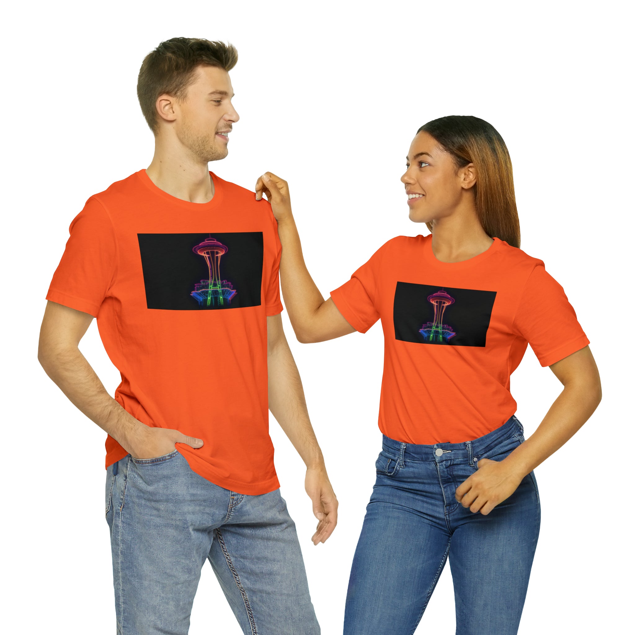 Unisex Jersey Short Sleeve Tee - Space Needle, Seattle, USA