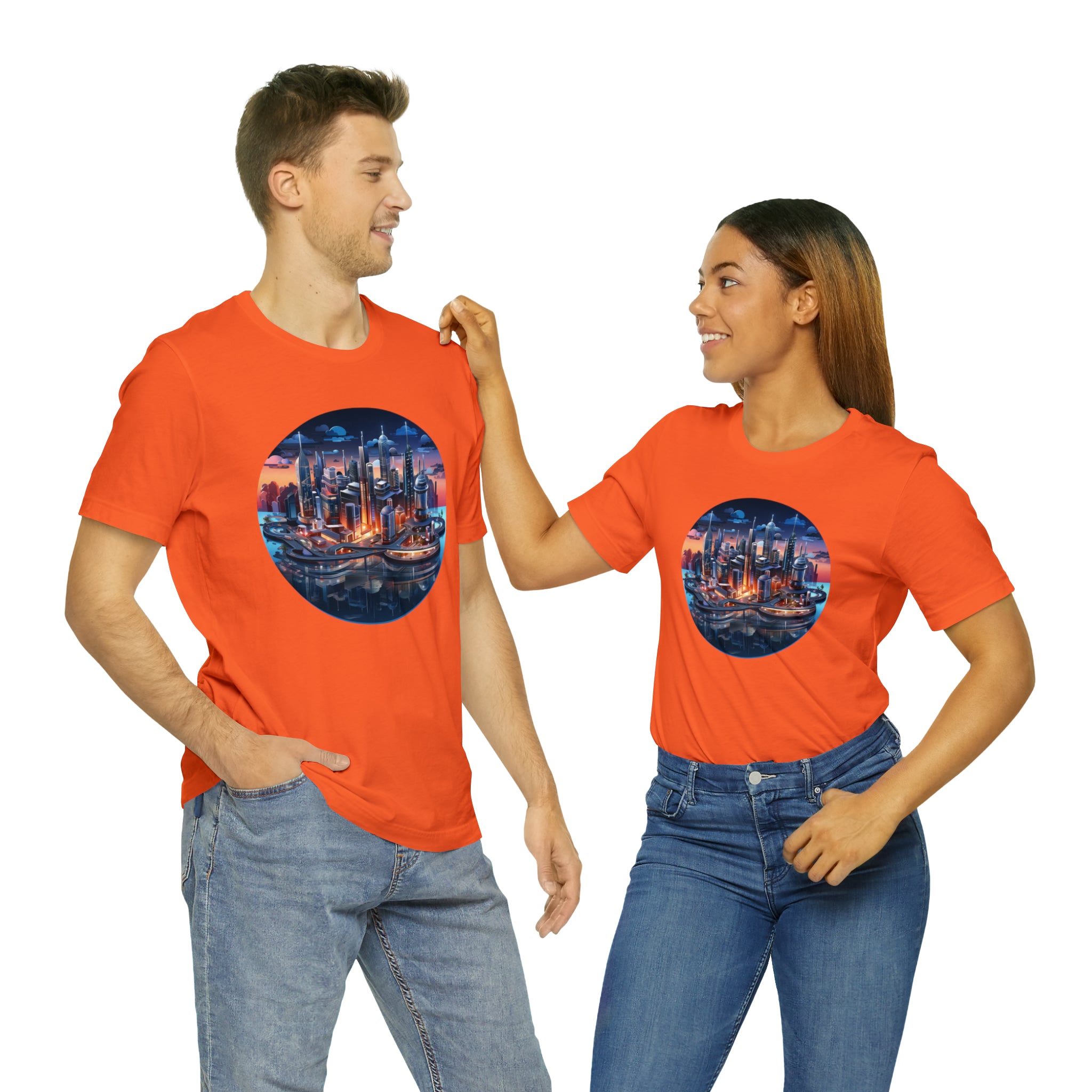 Unisex Jersey Short Sleeve Tee - Isometric Designs 05