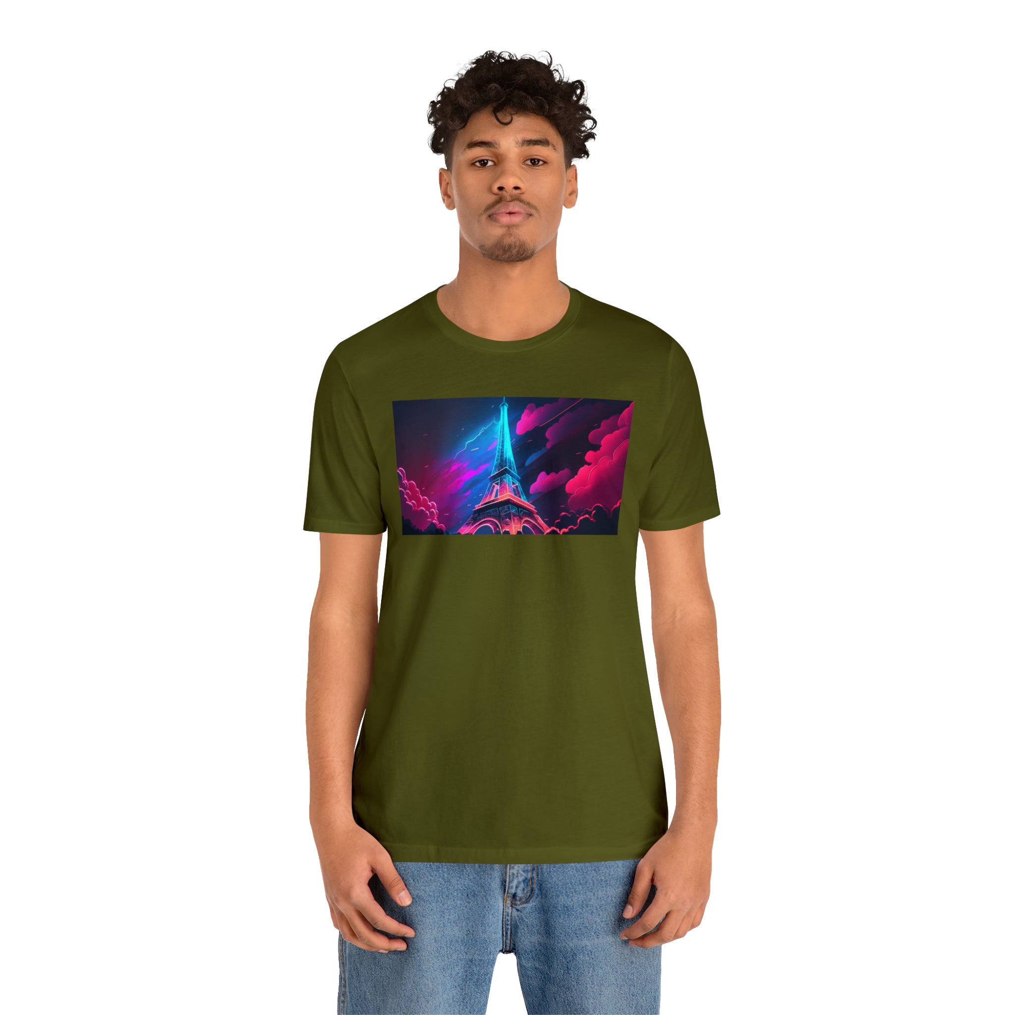 Unisex Jersey Short Sleeve Tee - Eiffel Tower, France