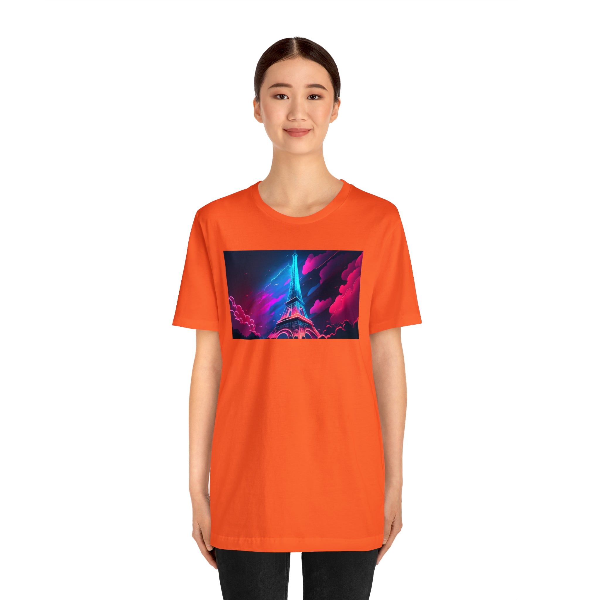 Unisex Jersey Short Sleeve Tee - Eiffel Tower, France