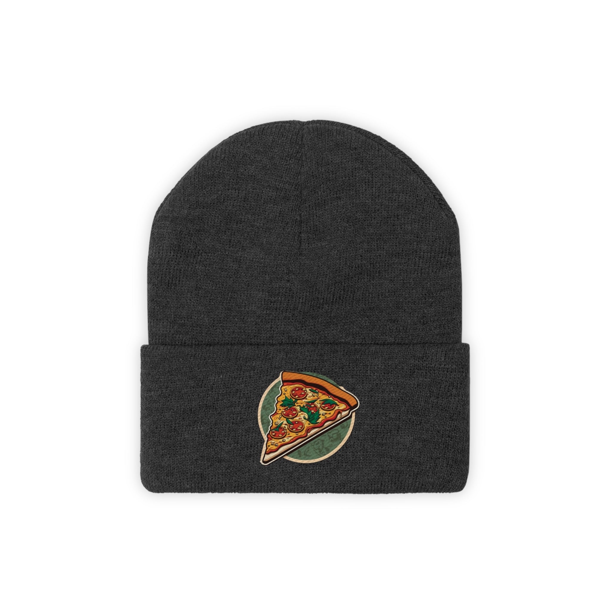Knit Beanie - Pizza Pop Art 02
