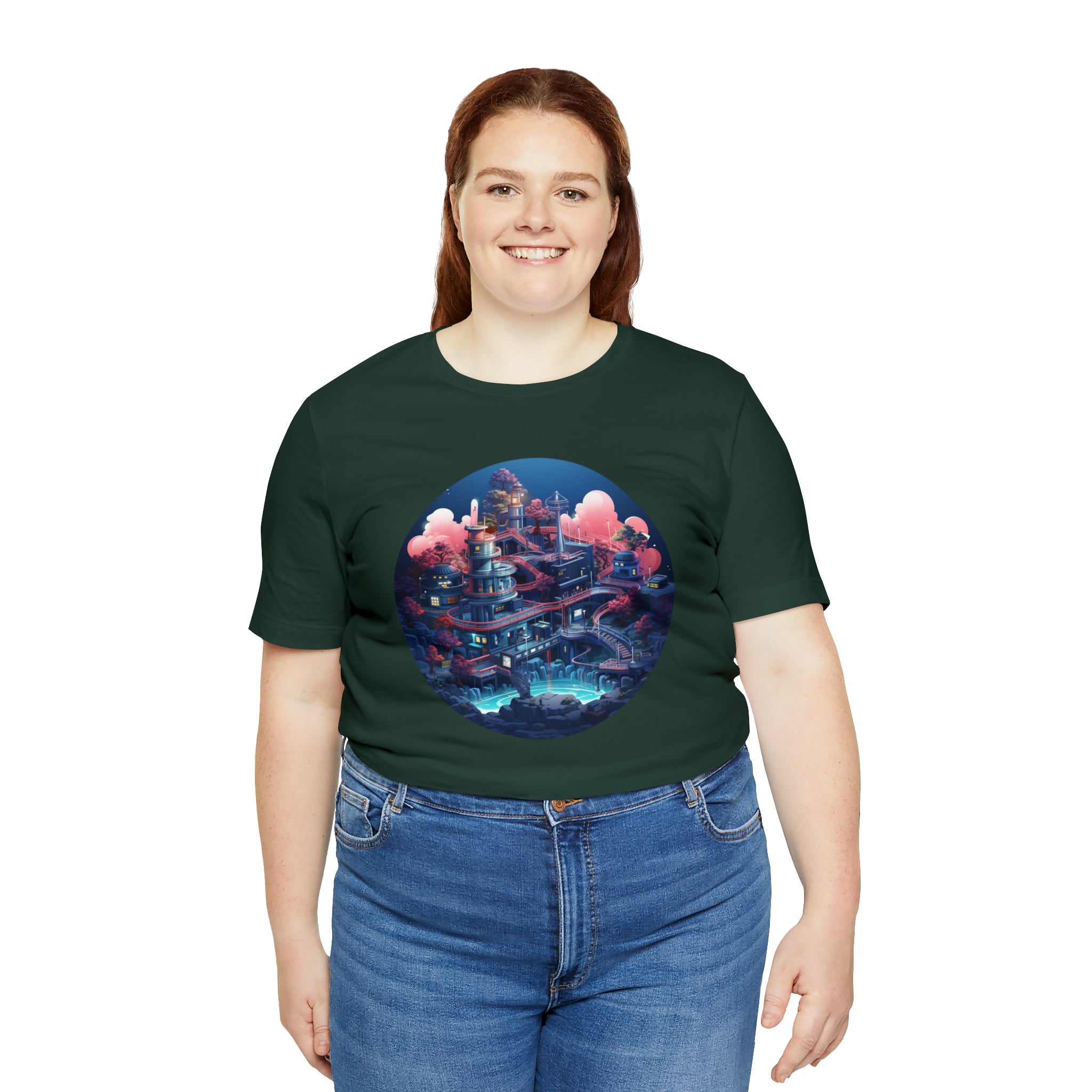 Unisex Jersey Short Sleeve Tee - Isometric Designs 03