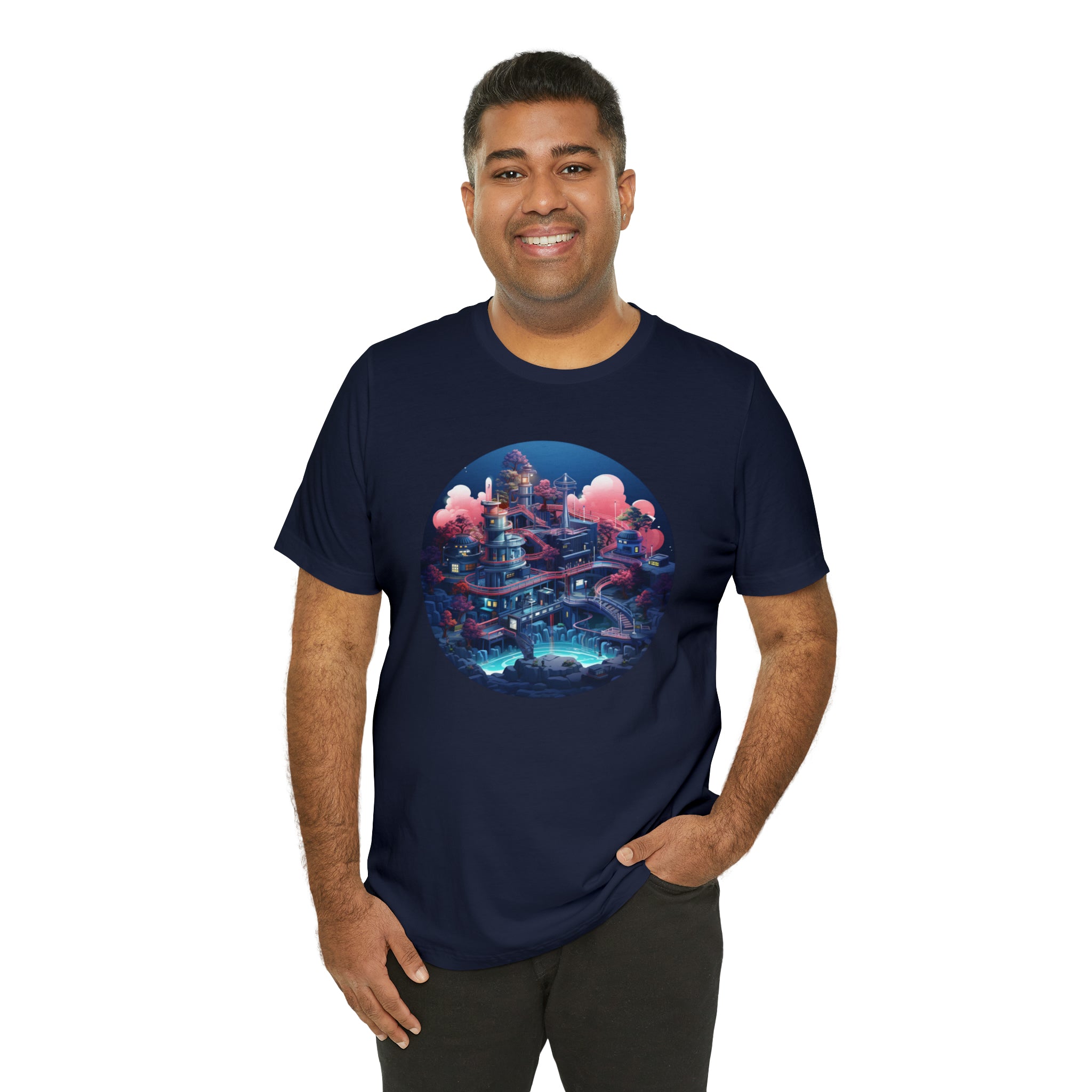 Unisex Jersey Short Sleeve Tee - Isometric Designs 03