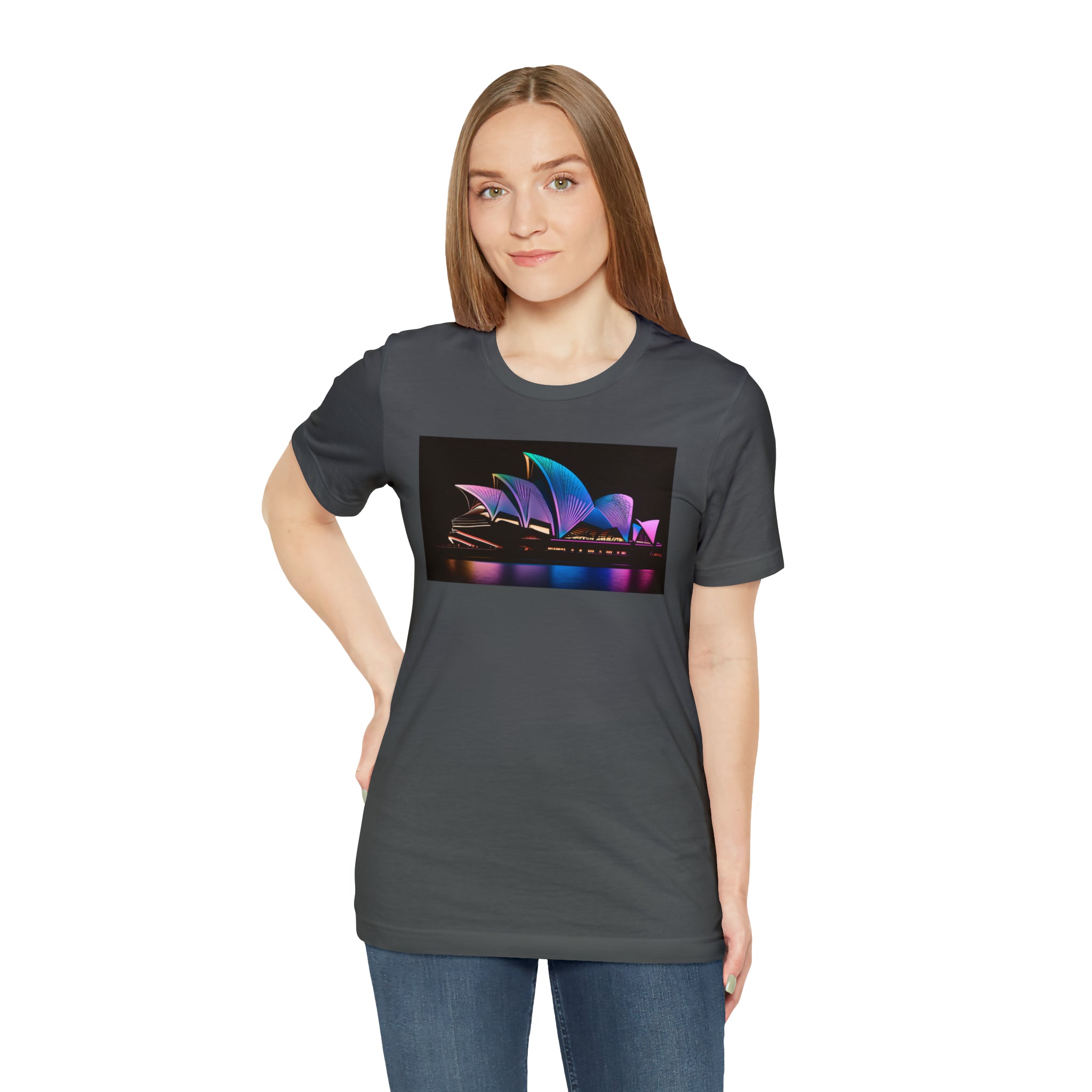 Unisex Jersey Short Sleeve Tee - Sydney Opera House, Australia