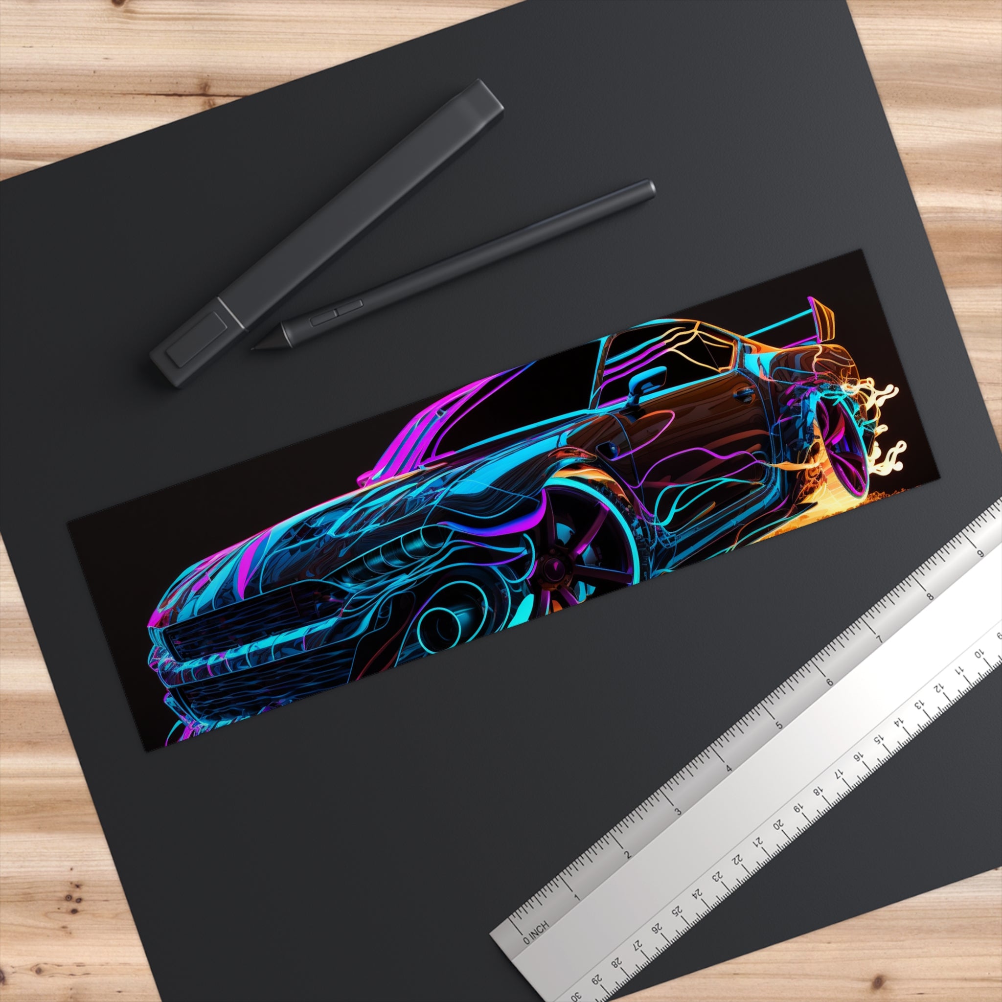 Bumper Stickers - Neon Car Design 04