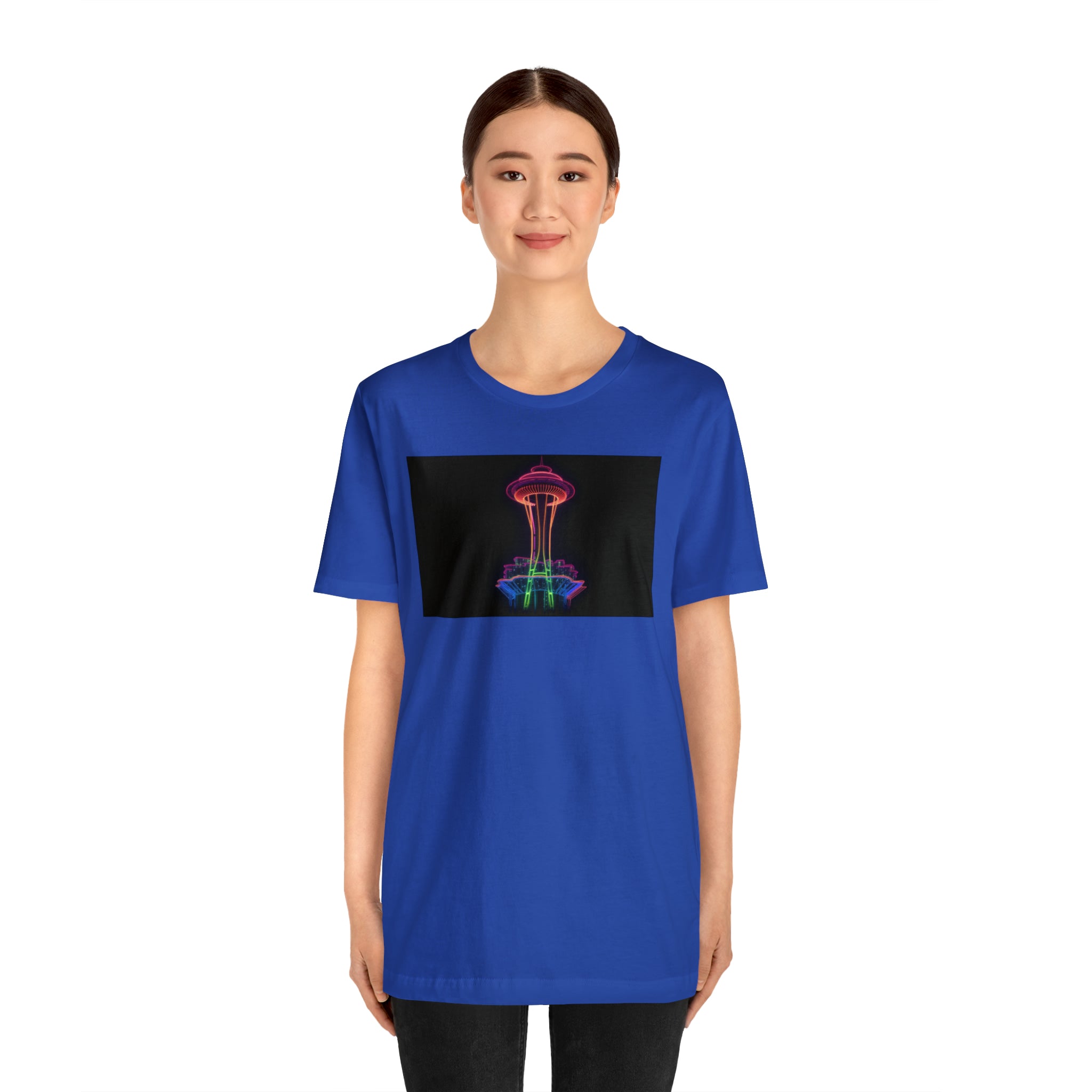 Unisex Jersey Short Sleeve Tee - Space Needle, Seattle, USA