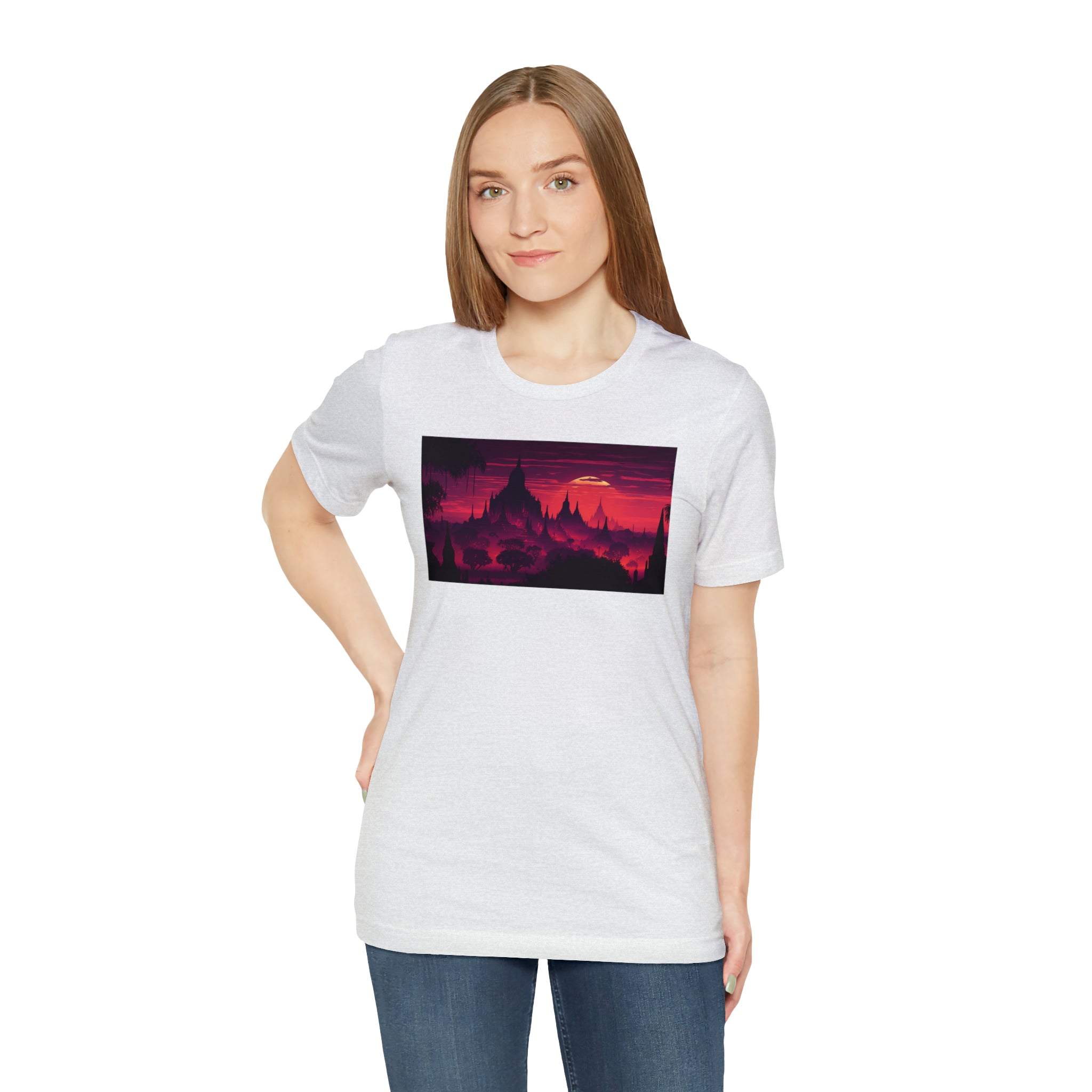 Unisex Jersey Short Sleeve Tee - Bagan, Myanmar