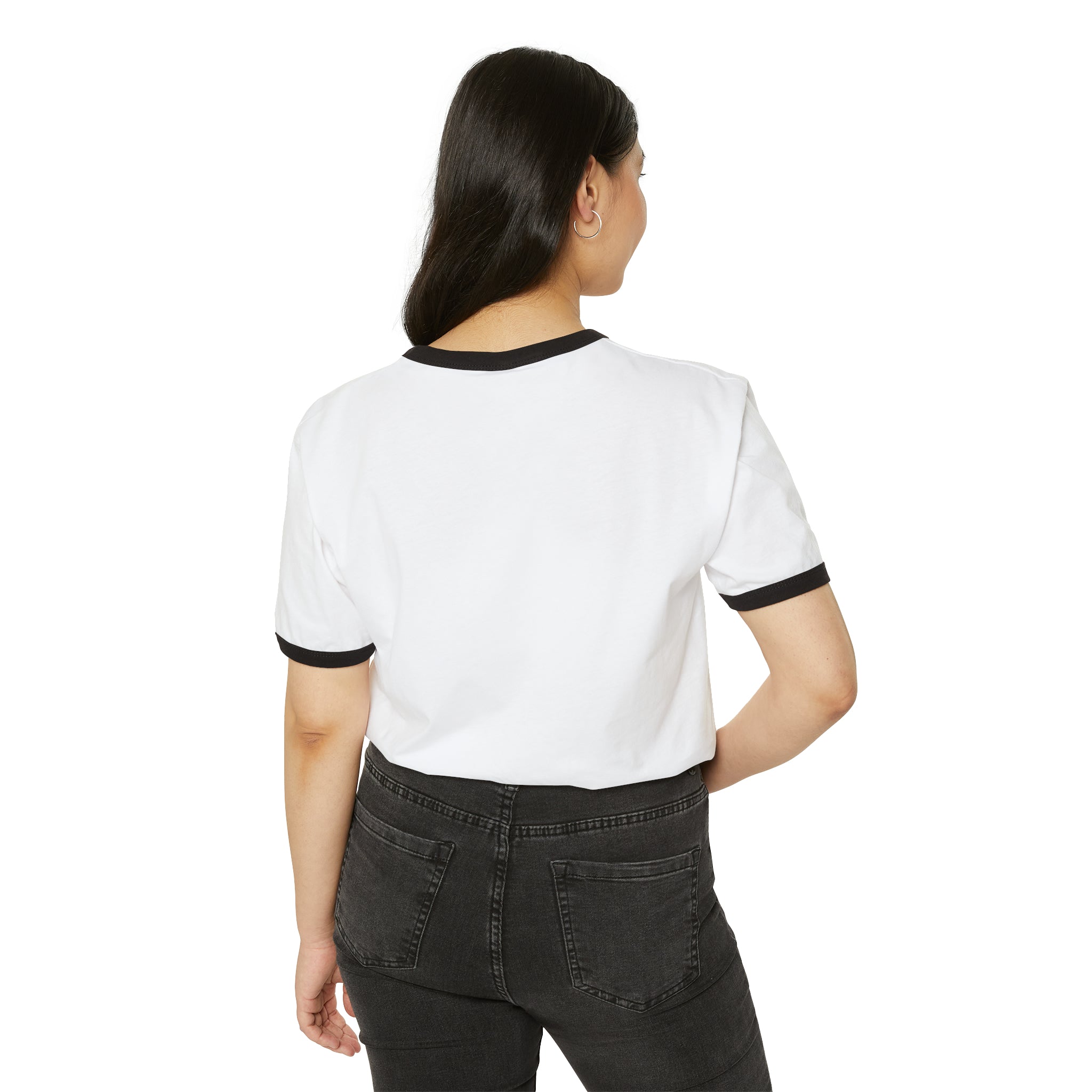 Unisex Cotton Ringer T-Shirt - Abstract Designs 01