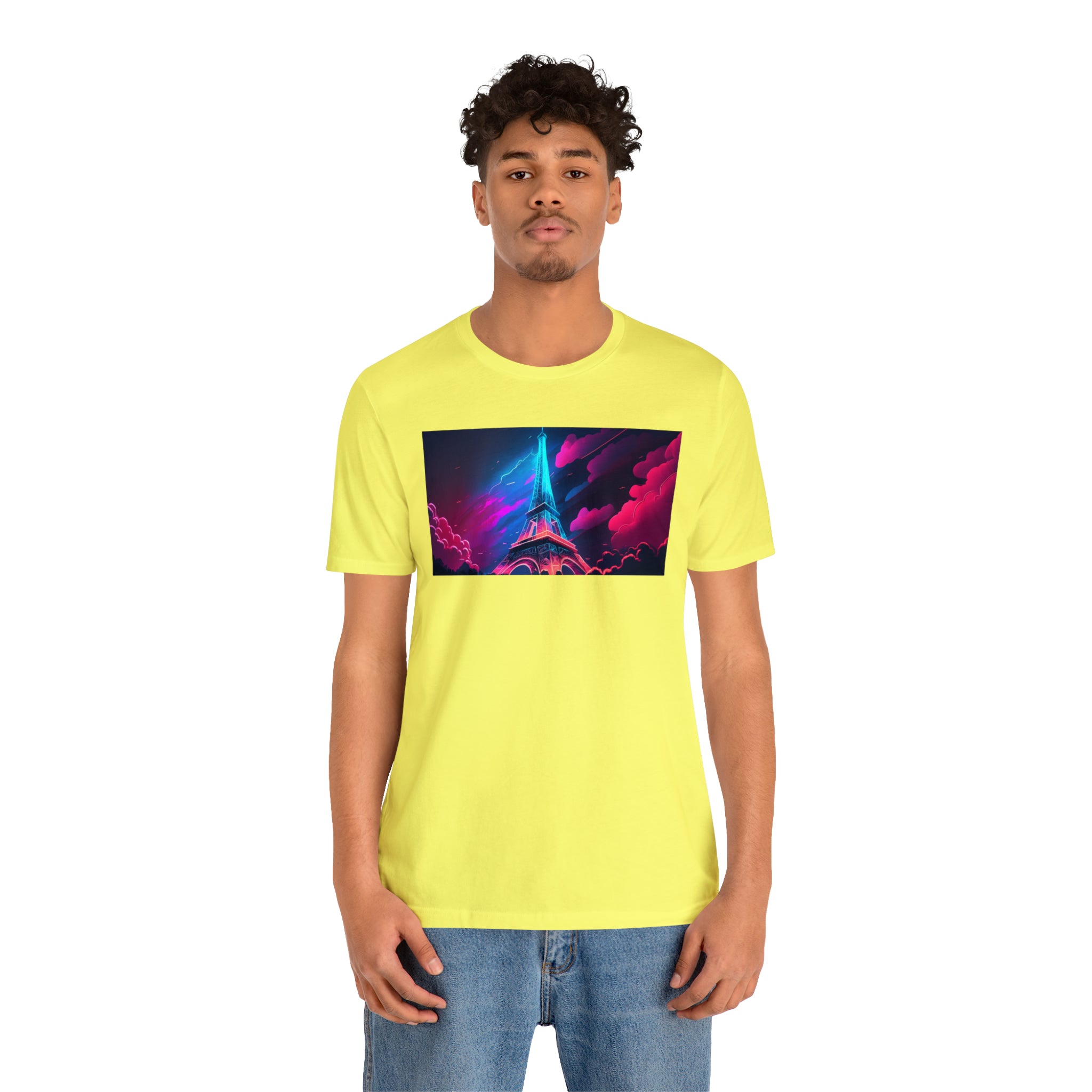 Unisex Jersey Short Sleeve Tee - Eiffel Tower, France
