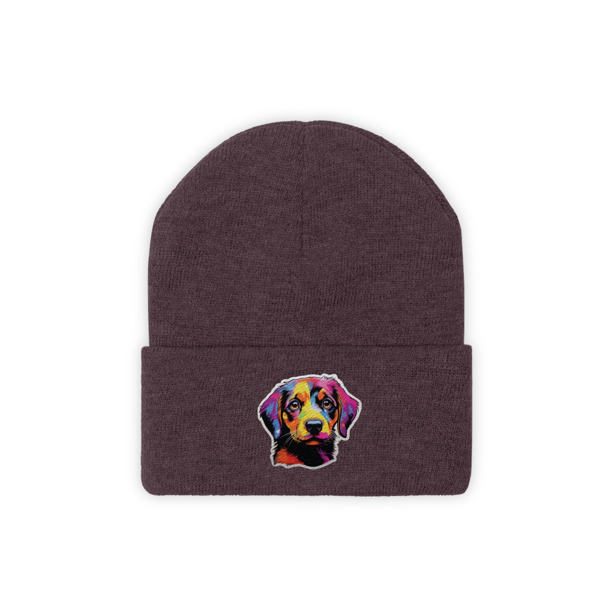 Knit Beanie - Puppy Pop Art 10