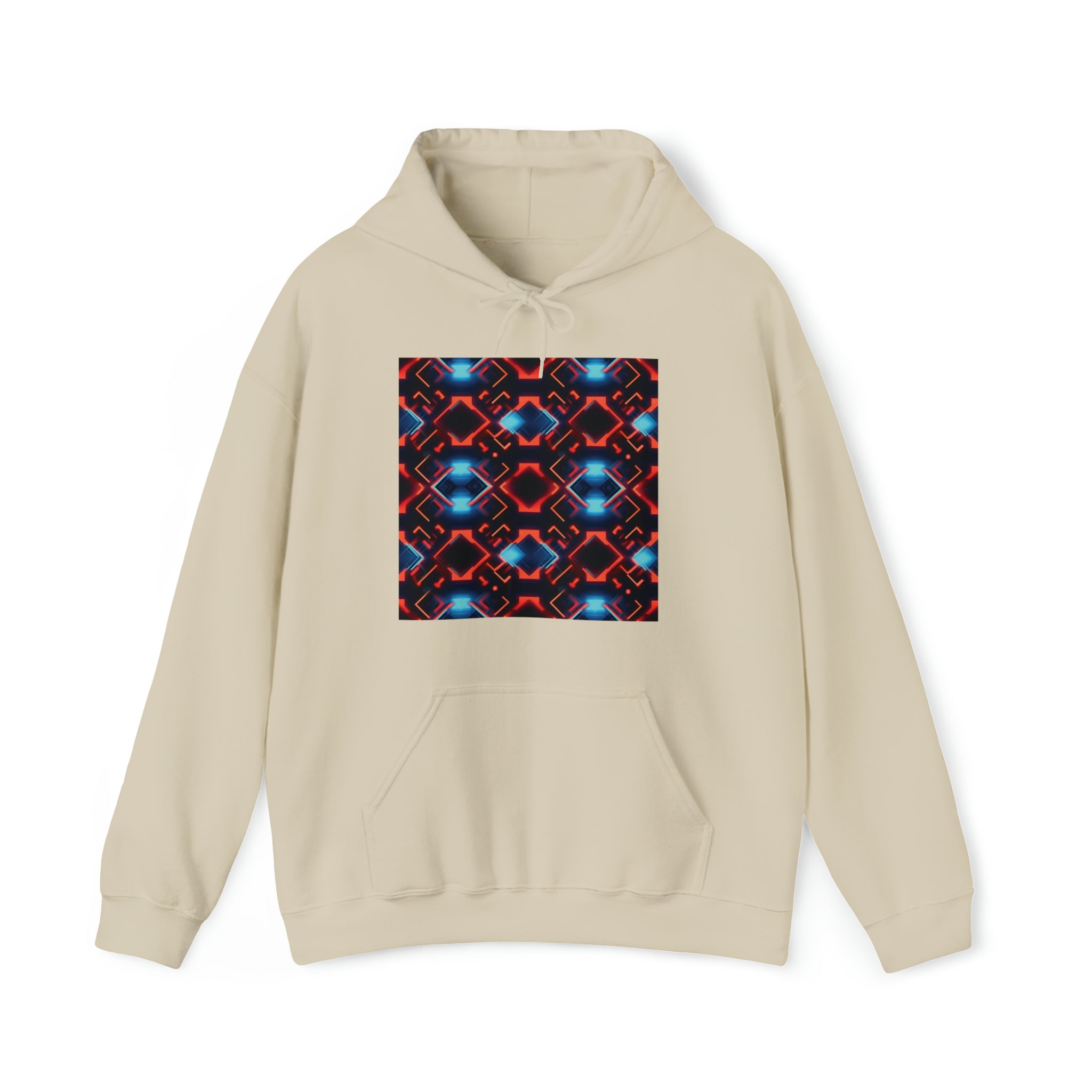 Unisex Heavy Blend™ Hooded Sweatshirt - Abstract Neon Designs 07