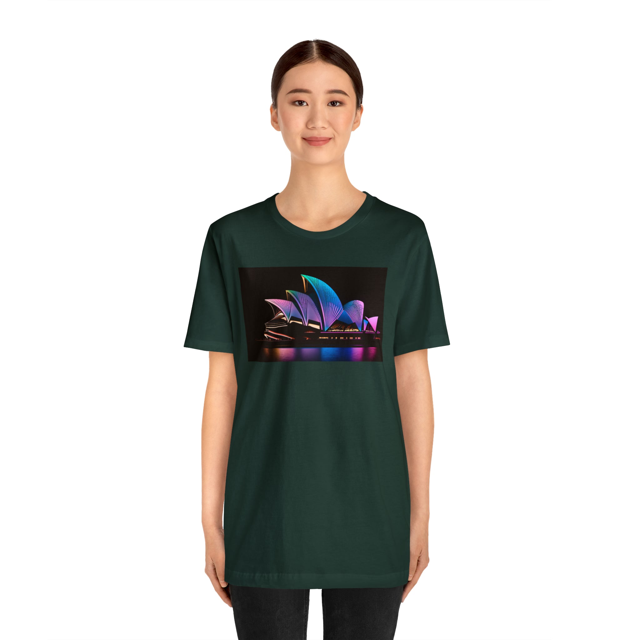 Unisex Jersey Short Sleeve Tee - Sydney Opera House, Australia