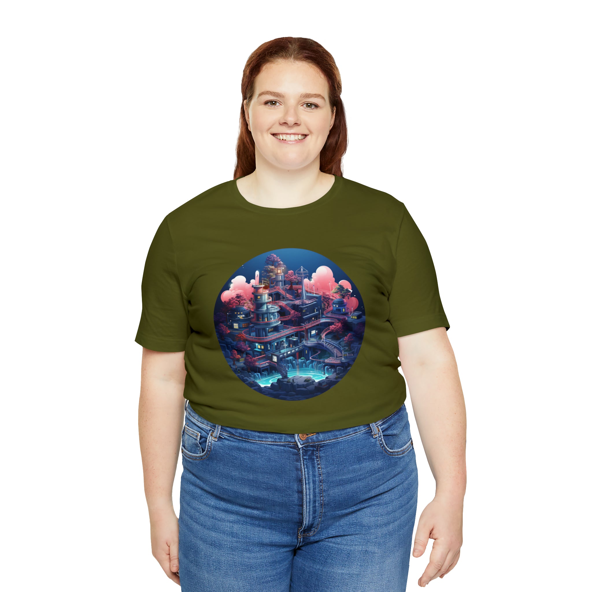 Unisex Jersey Short Sleeve Tee - Isometric Designs 03