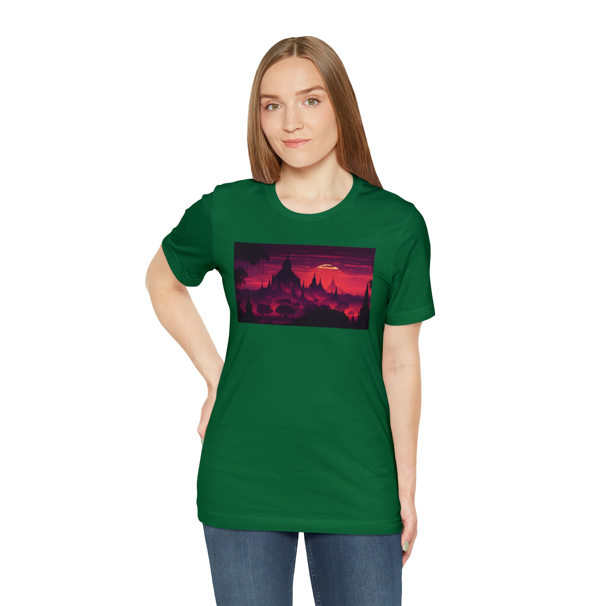 Unisex Jersey Short Sleeve Tee - Bagan, Myanmar