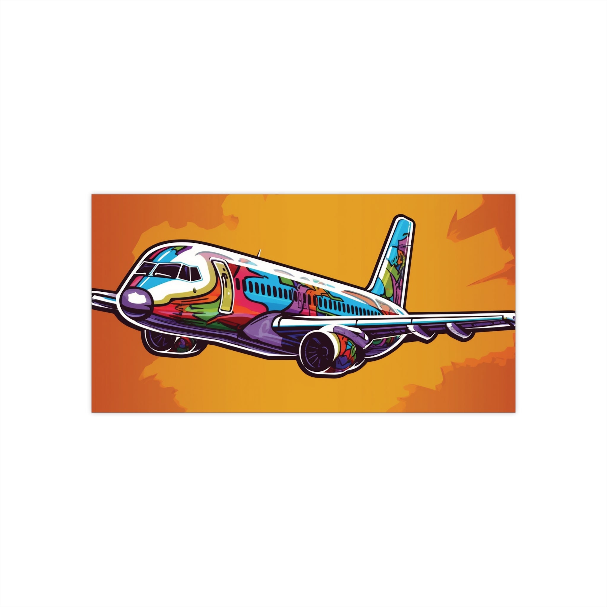 Bumper Stickers - Pop Art Designs, Airplane