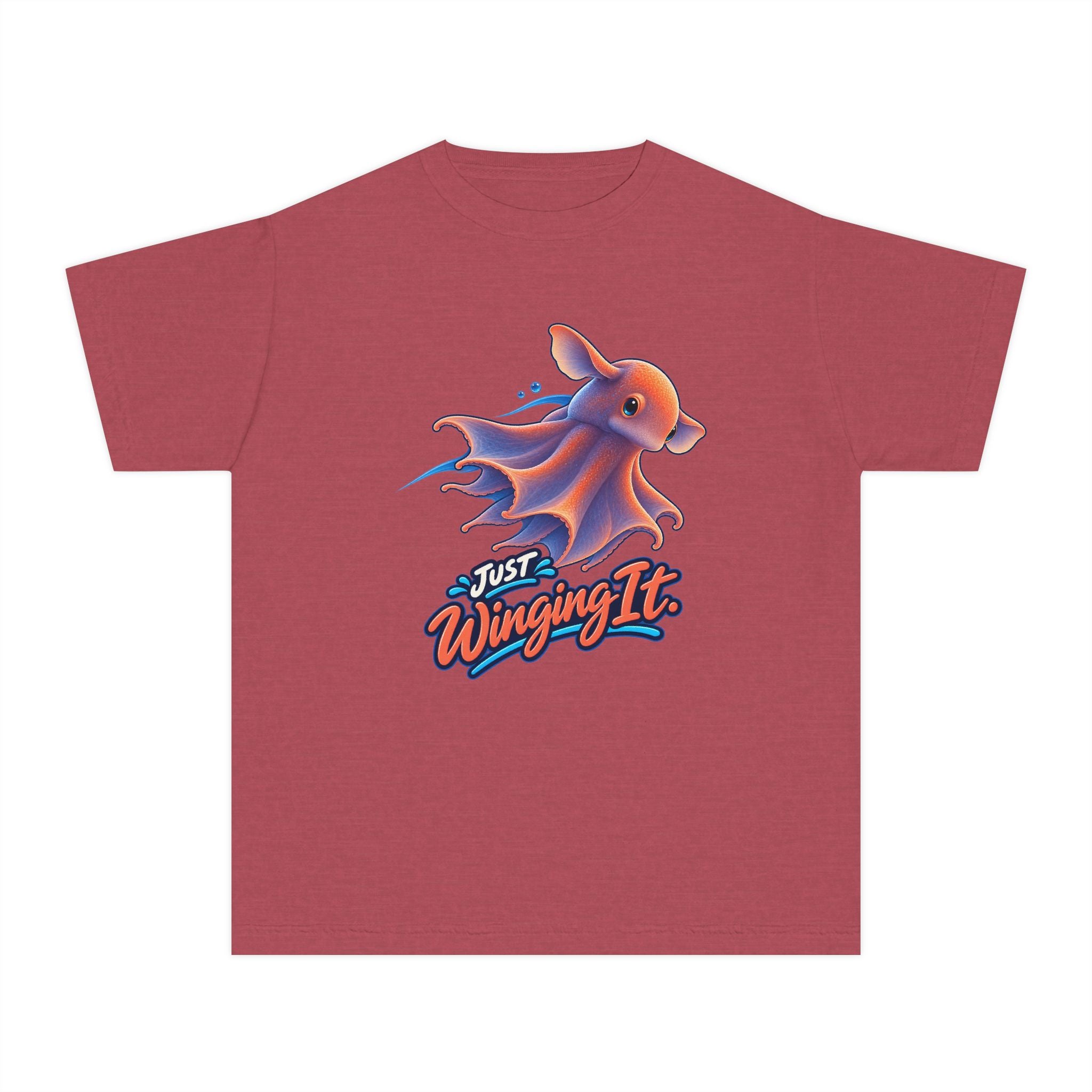 Youth Midweight Cotton Tee - Dumbo Octopus