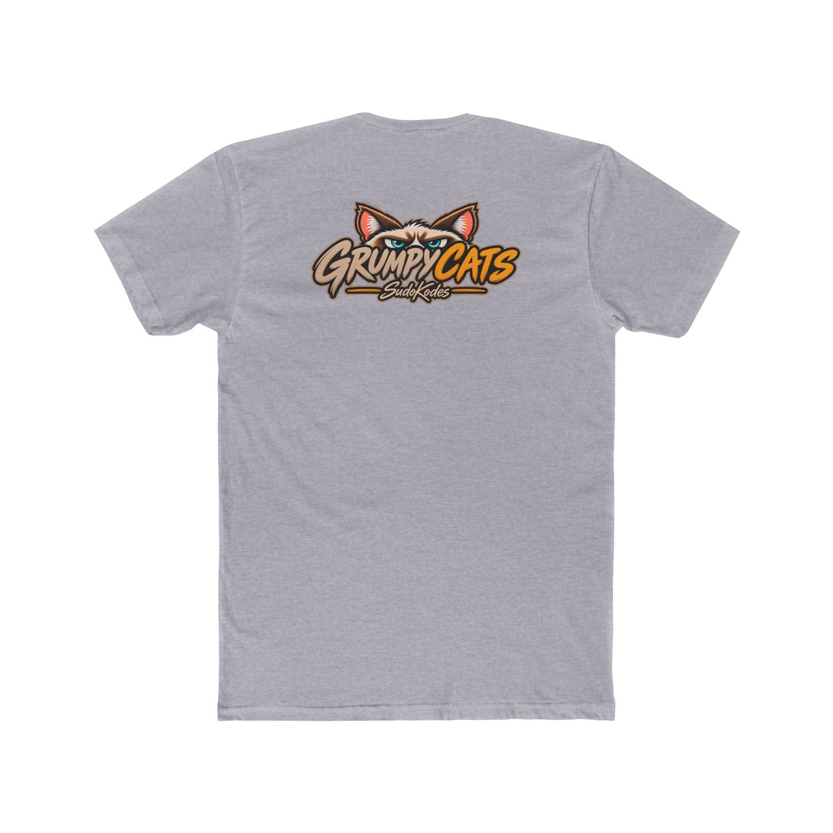 Men's Cotton Crew Tee - Grumpy Cats Collection - Forced Hydration