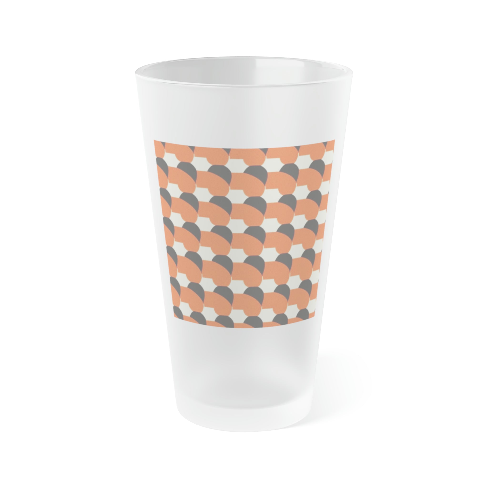 Frosted Pint Glass, 16oz - Vibrant Designs 10