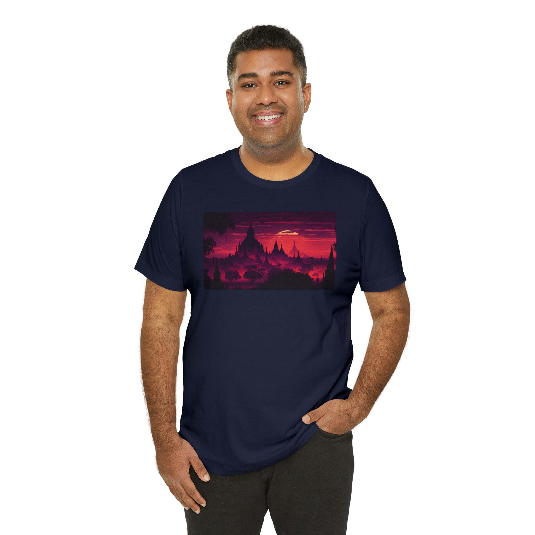 Unisex Jersey Short Sleeve Tee - Bagan, Myanmar