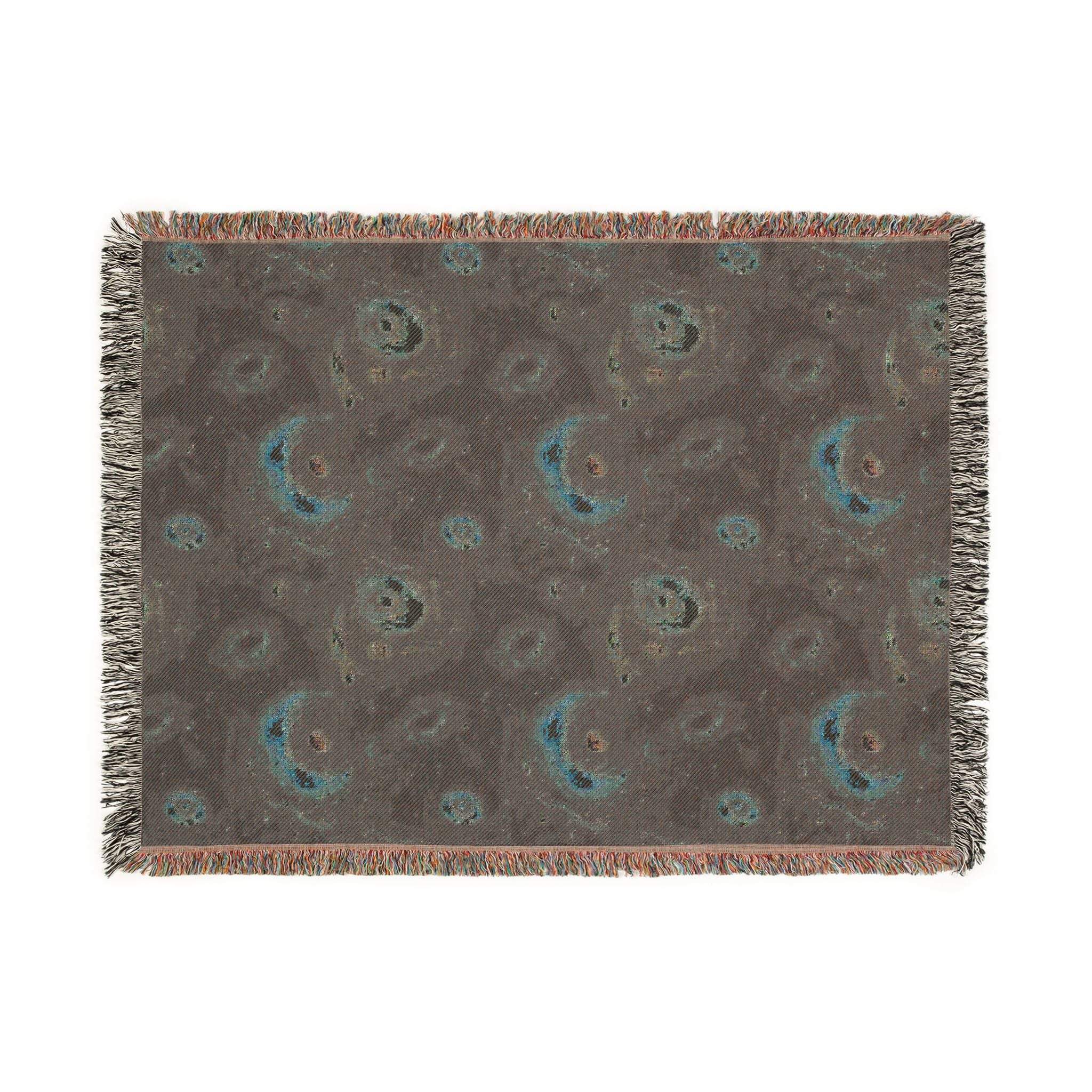 Woven Throw Blanket — Reversible Cozy Check Pattern for Living Room & Cabin - Design 06